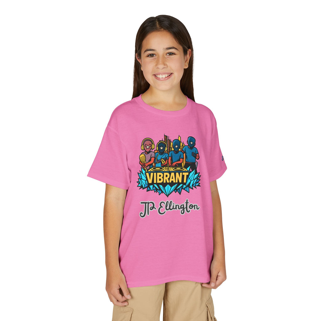 Vibrant Superhero Crew youth T-Shirt | Colorful Characters, JP Ellington Kids Edition
