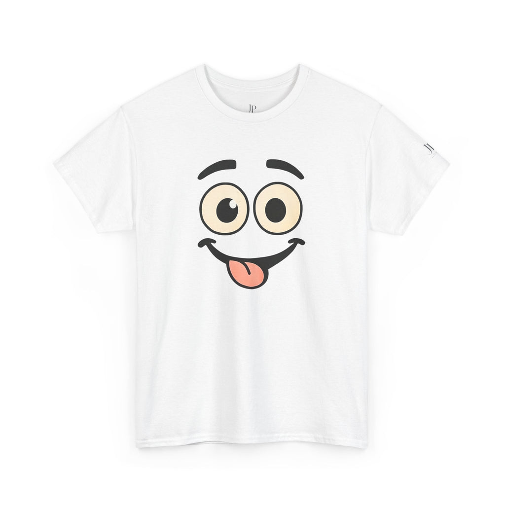 Goofy Smiley Face T-Shirt | Cute Tongue-Out Emoji Tee, JP Ellington Edition