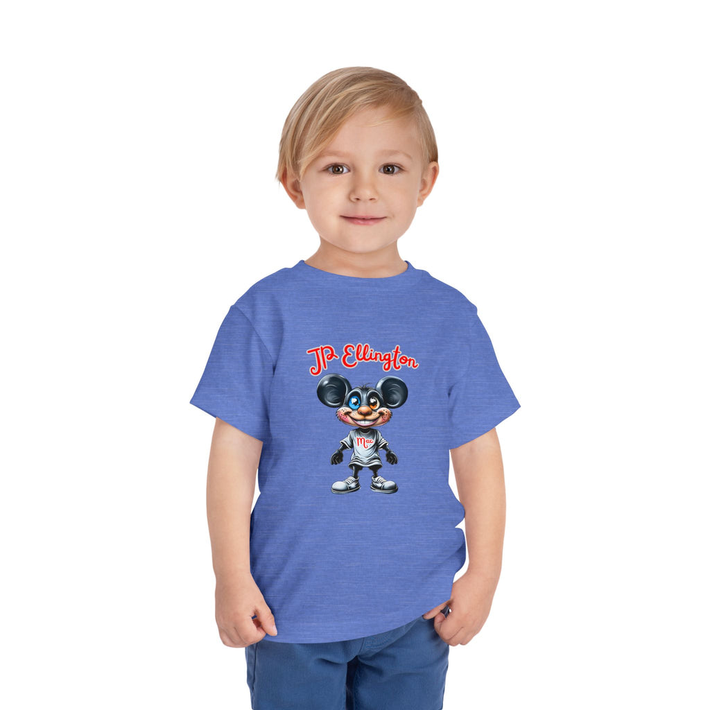 JP Ellington Cartoon Mouse Character T-Shirt | Vintage Style Mouse Illustration