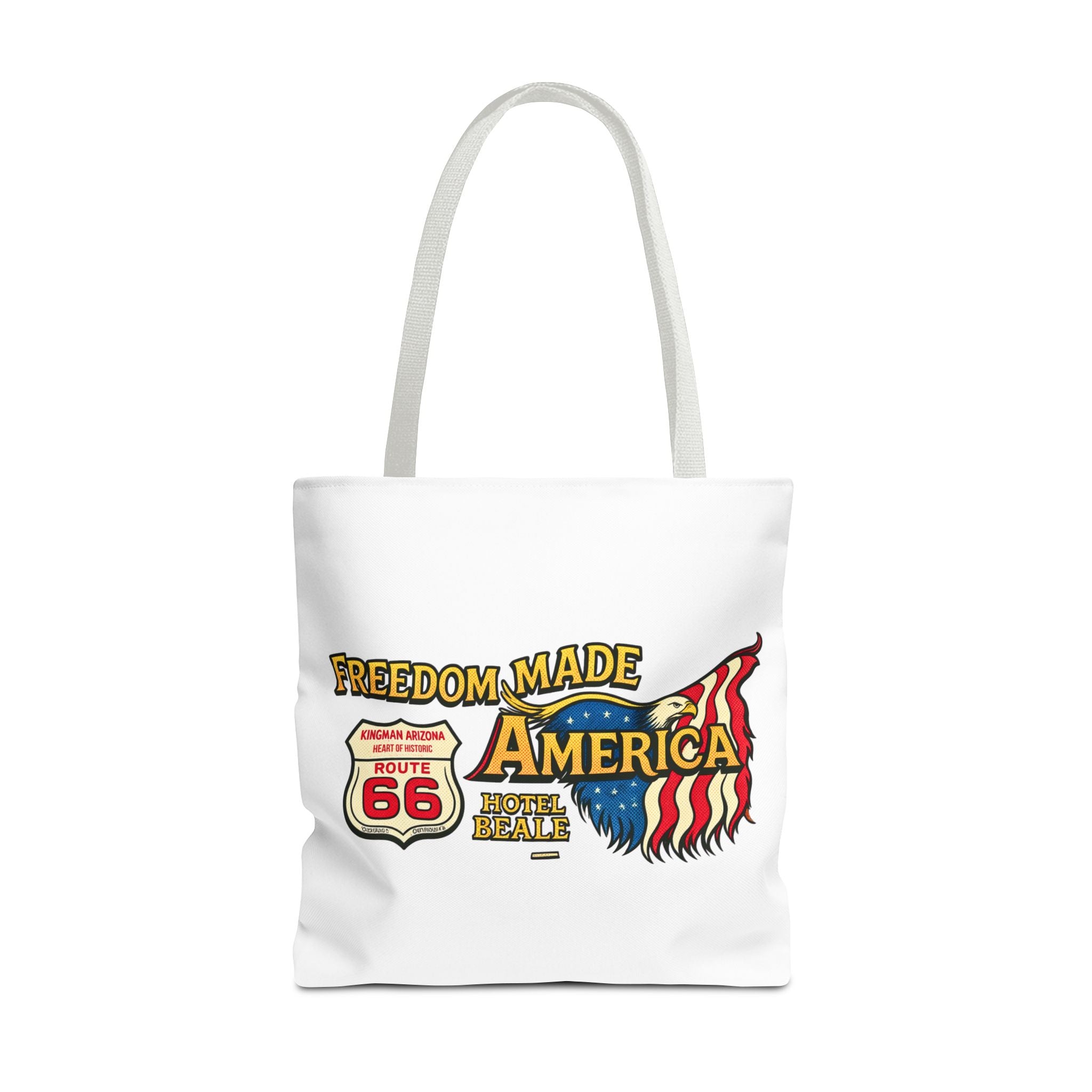 Freedom Made America Tragetasche | Route 66 Flaggen-Grafik