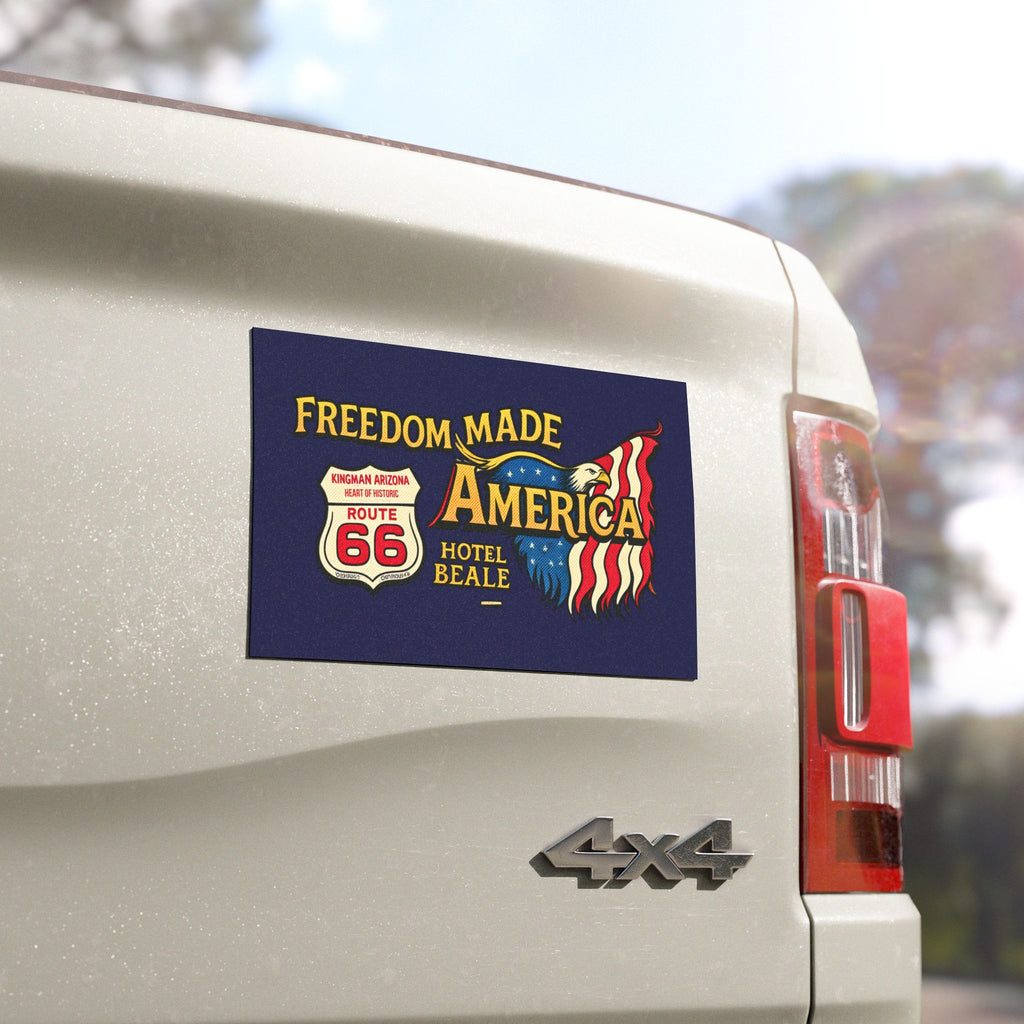 Freedom Made America car magnet | patriotic decal