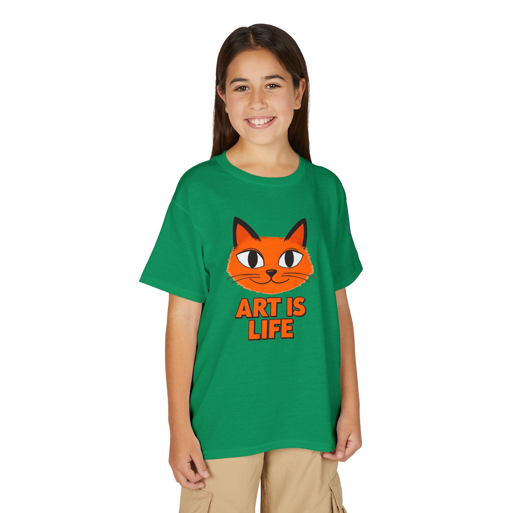 Art Is Life Youth T-Shirt | Kids Graphic Tee, JPE Kids Edition