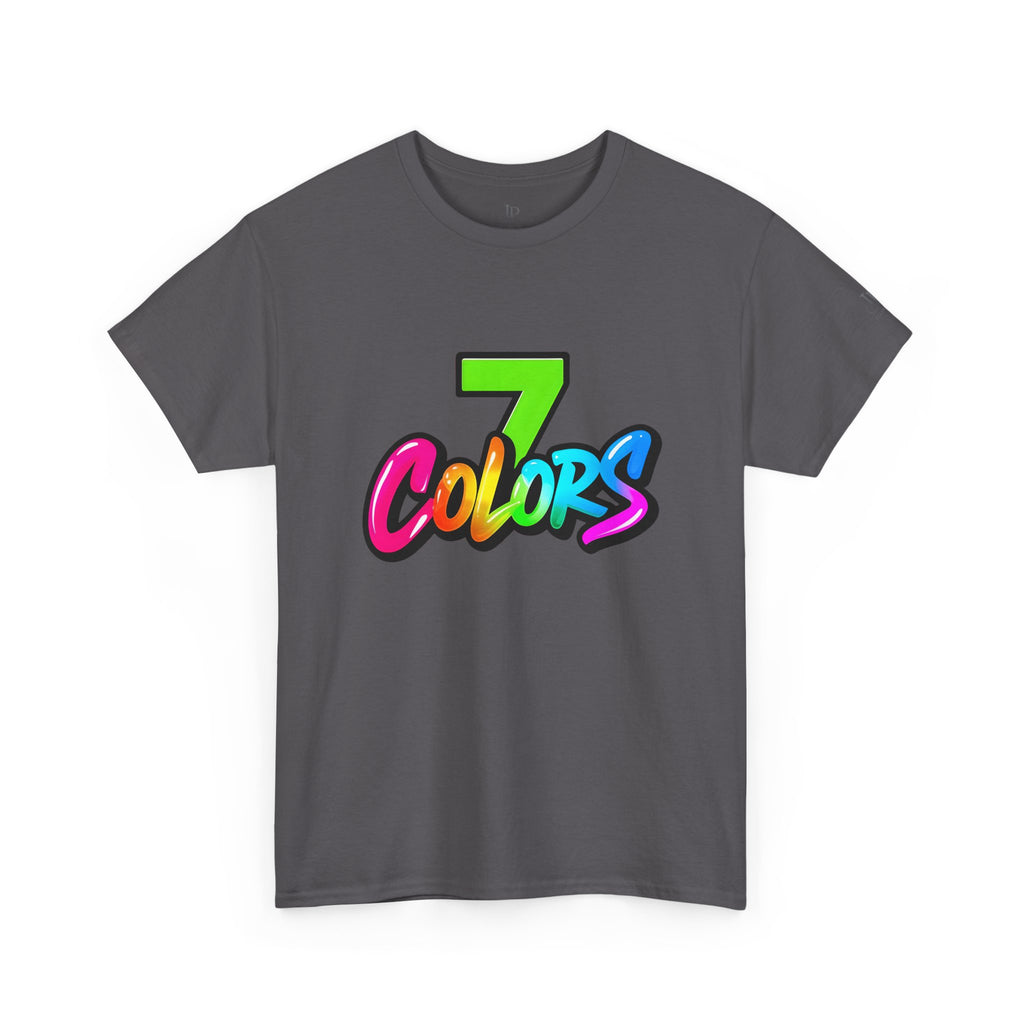 Seven Colors Graphic Tee | Rainbow Script Logo T-Shirt, JP Ellington Edition