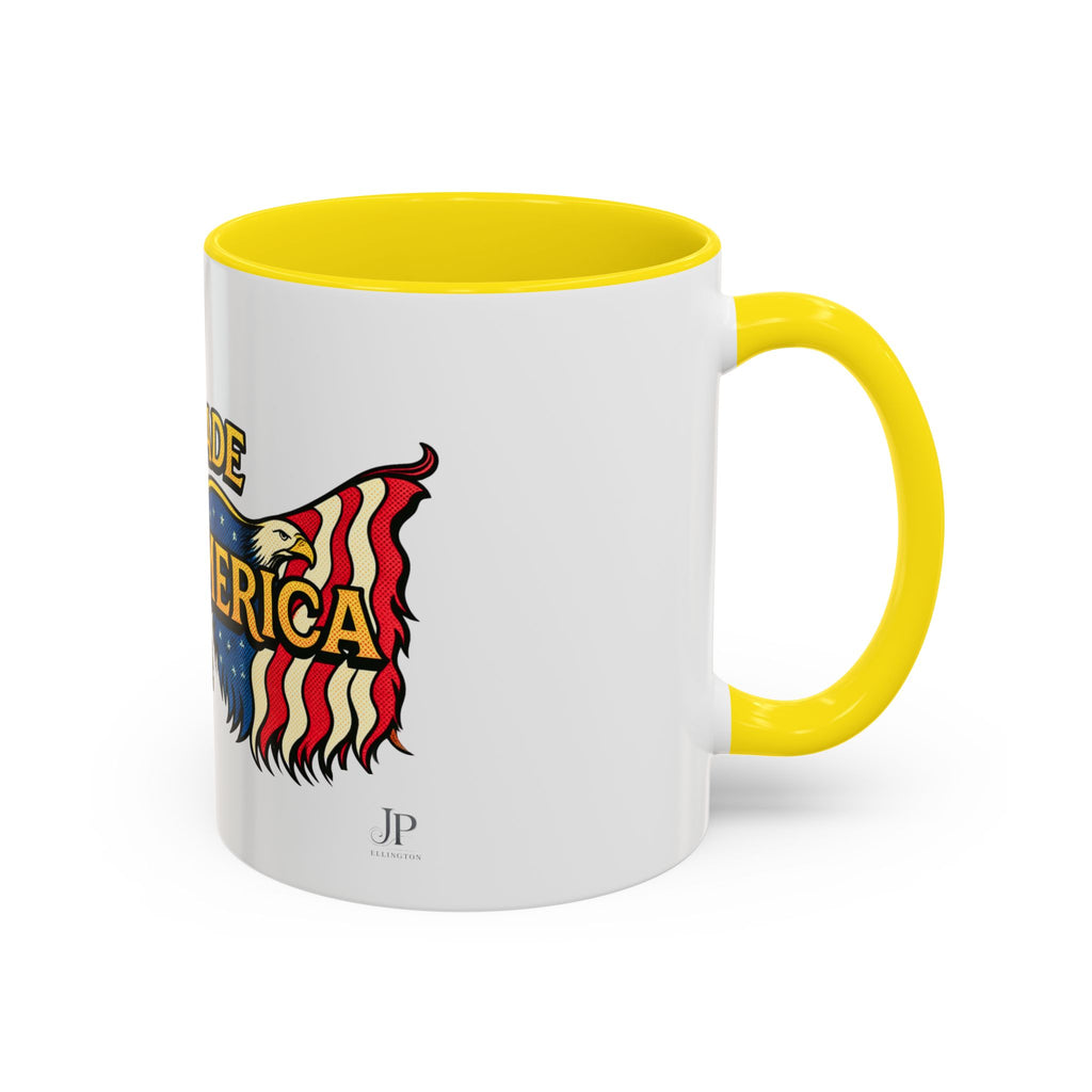 Freedom Made America Eagle Mug | Route 66 Americana Coffee Cup