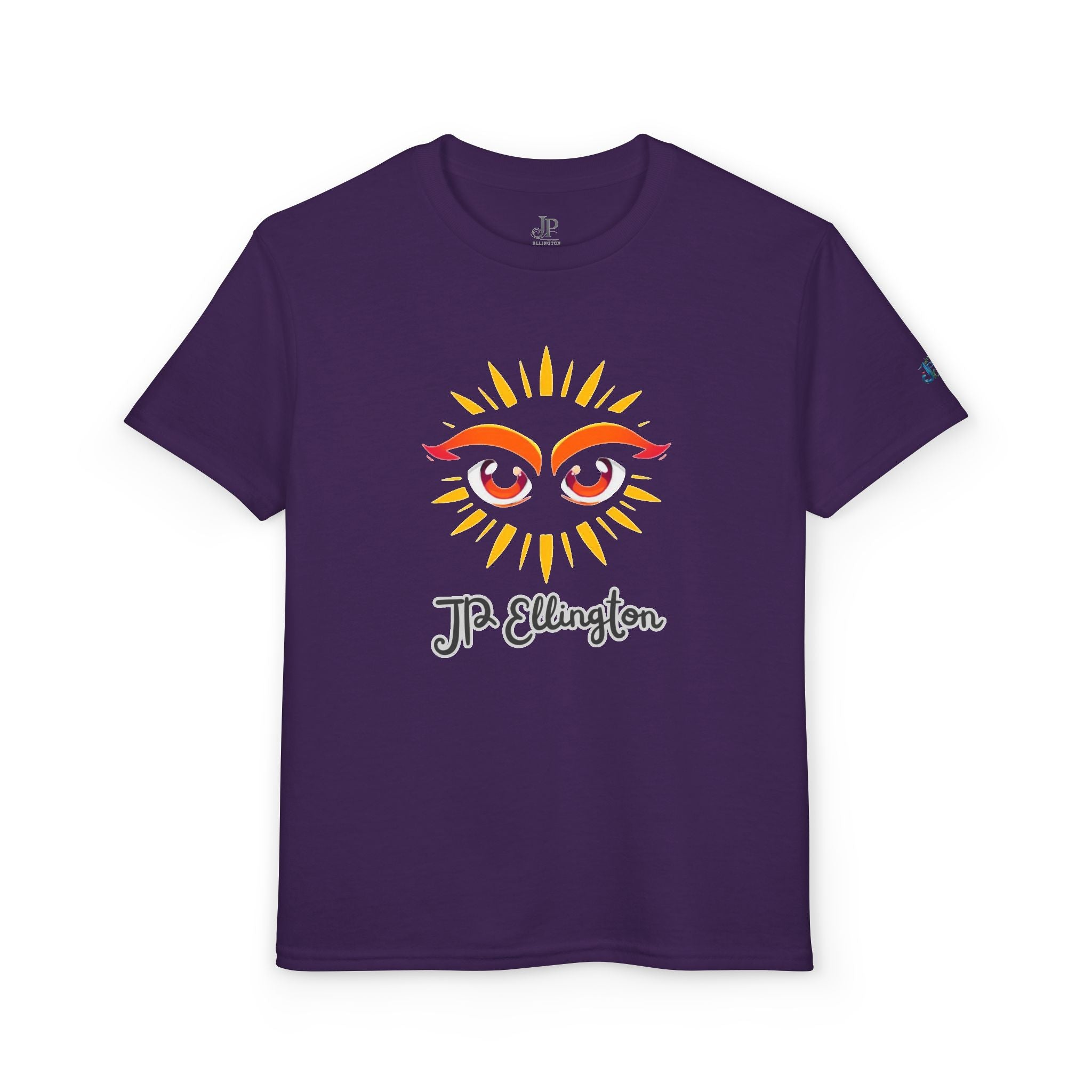 Sun Eyes Grafik-T-Shirt | Helle Sonnen-Gesicht, JR Ellington Kinder Edition