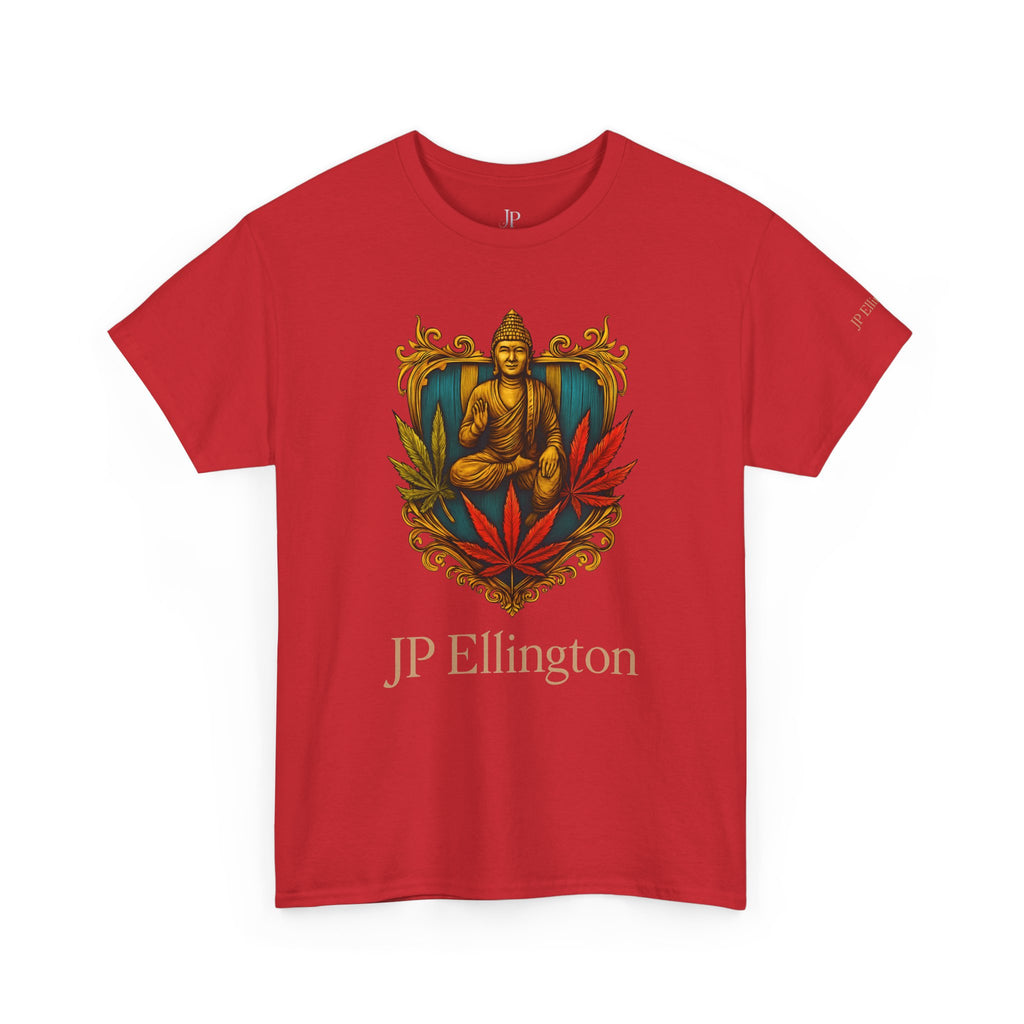 Buddha Crest with Cannabis Leaves T-Shirt | JP Ellington Edition