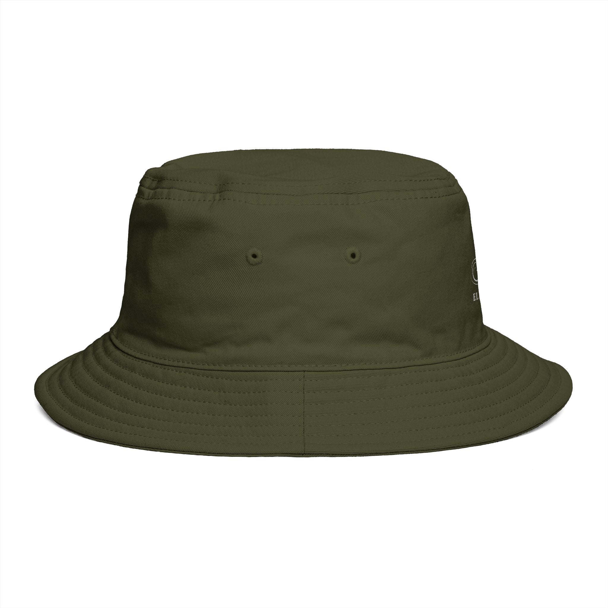 JP Ellington Embroidered Bucket Hat | Personalized Initials, Brown