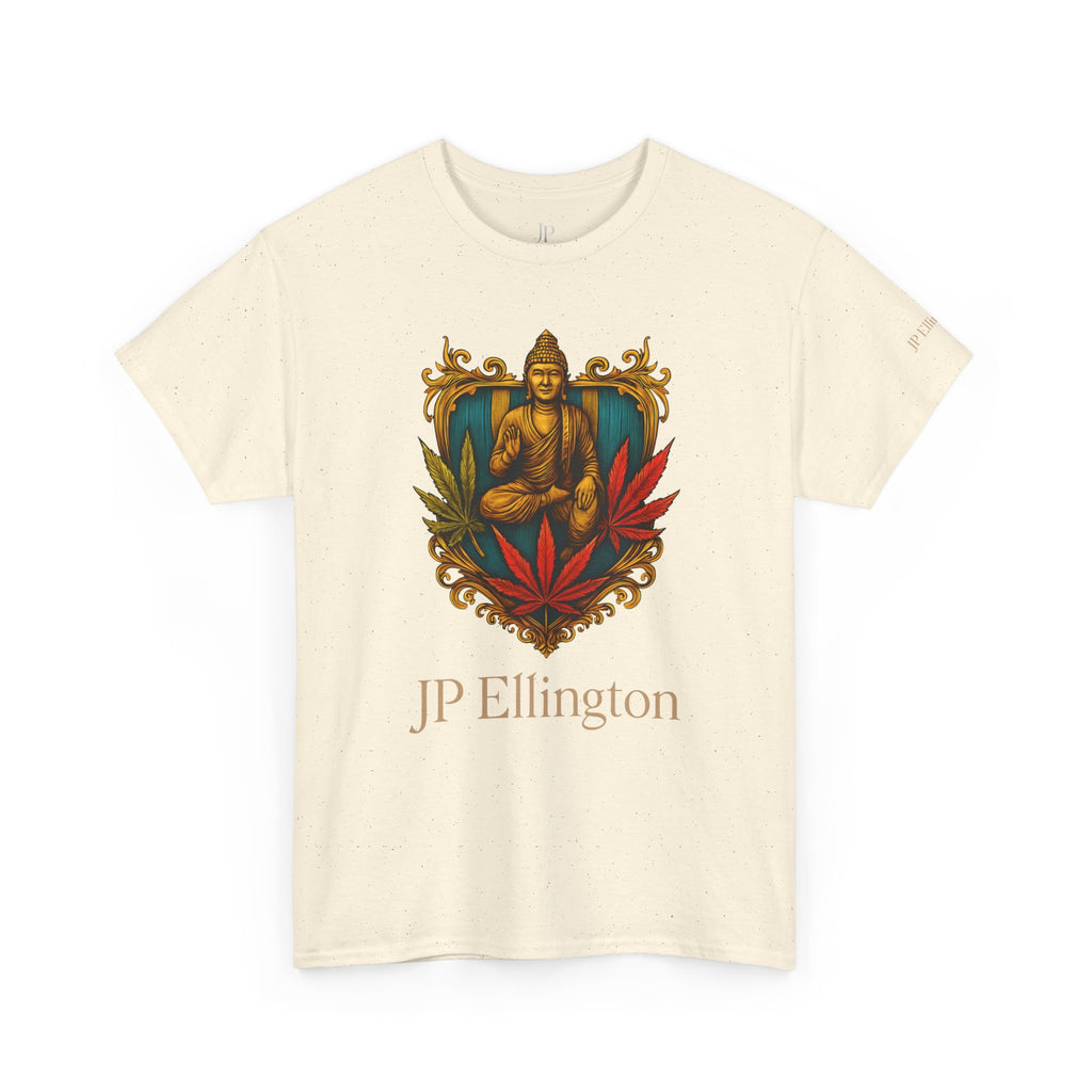 Buddha Crest with Cannabis Leaves T-Shirt | JP Ellington Edition