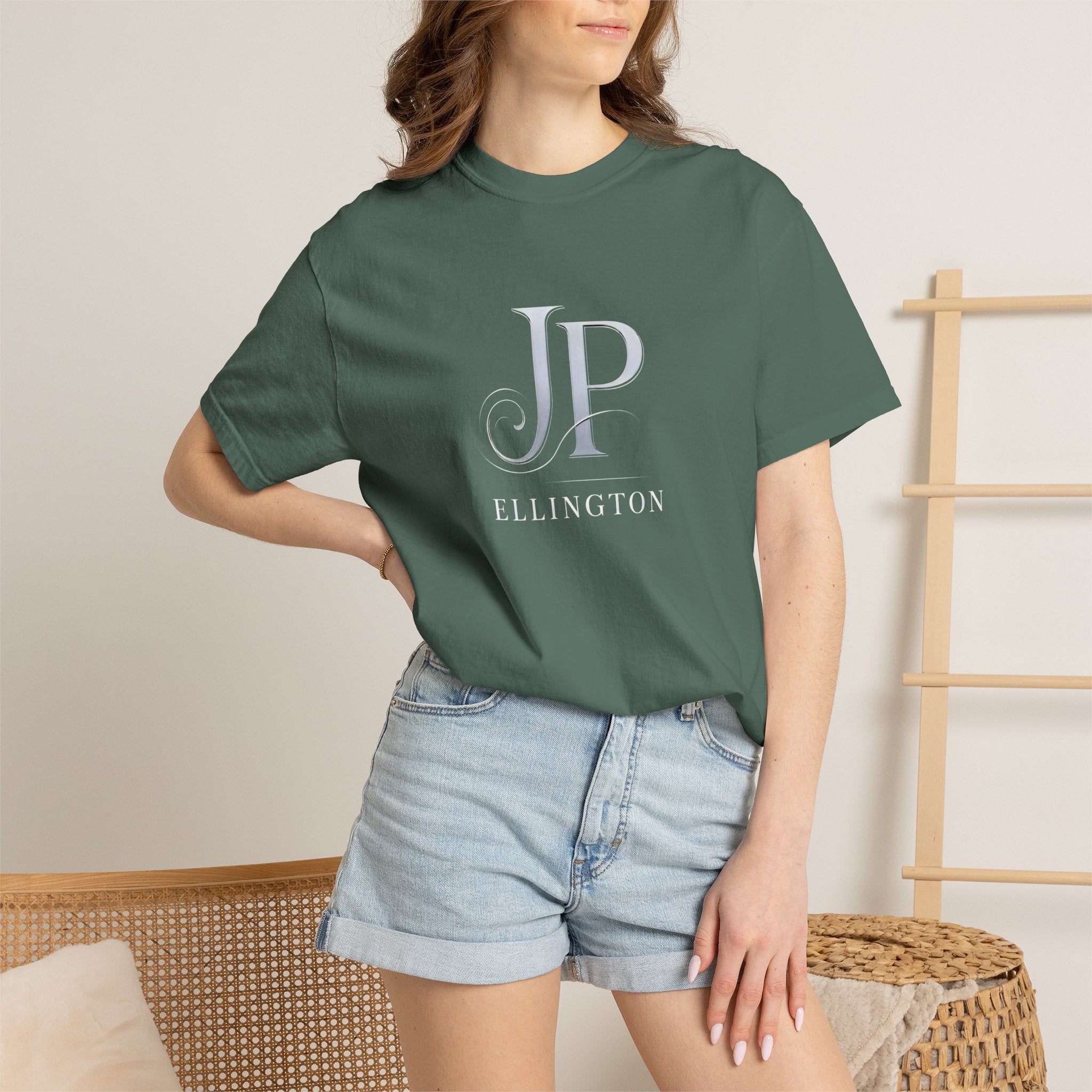 JP Ellington T-shirt | Initials Minimalist Lettering
