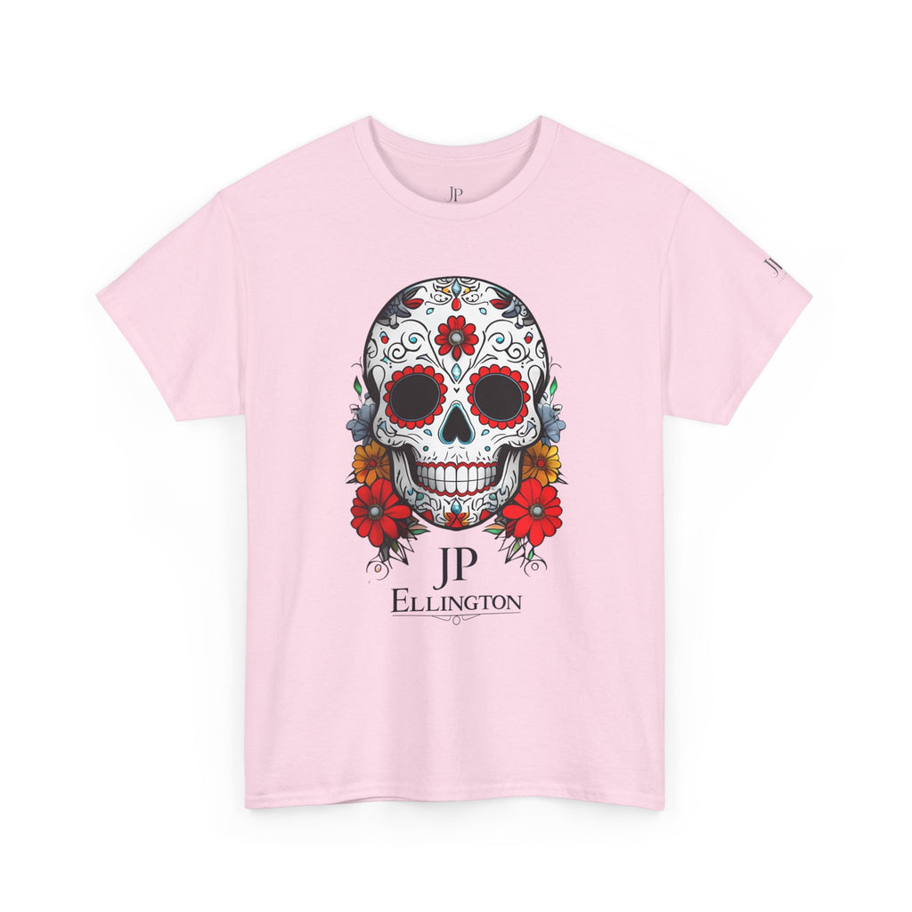 Sugar Skull Tee | Day of the Dead Floral Skull T-Shirt, JP Ellington Edition