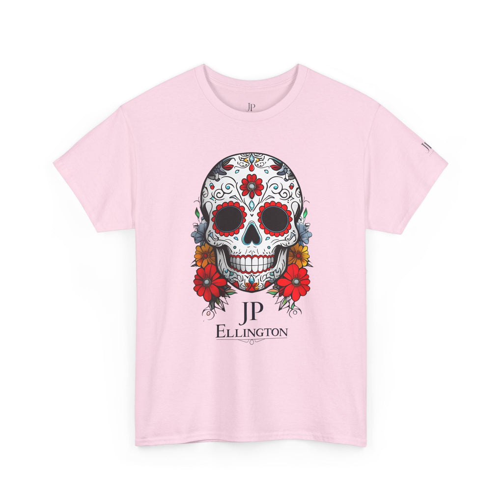 Sugar Skull Tee | Day of the Dead Floral Skull T-Shirt, JP Ellington Edition