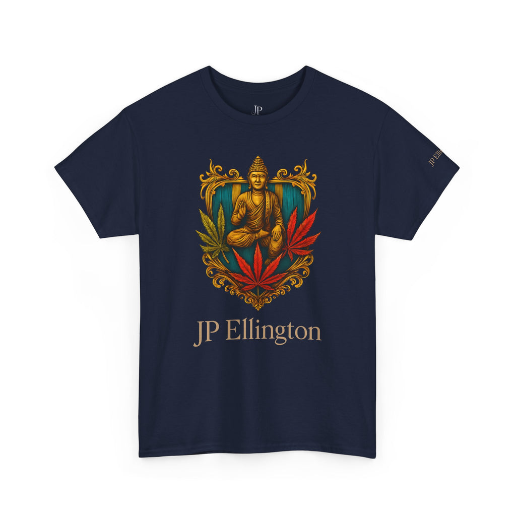 Buddha Crest with Cannabis Leaves T-Shirt | JP Ellington Edition