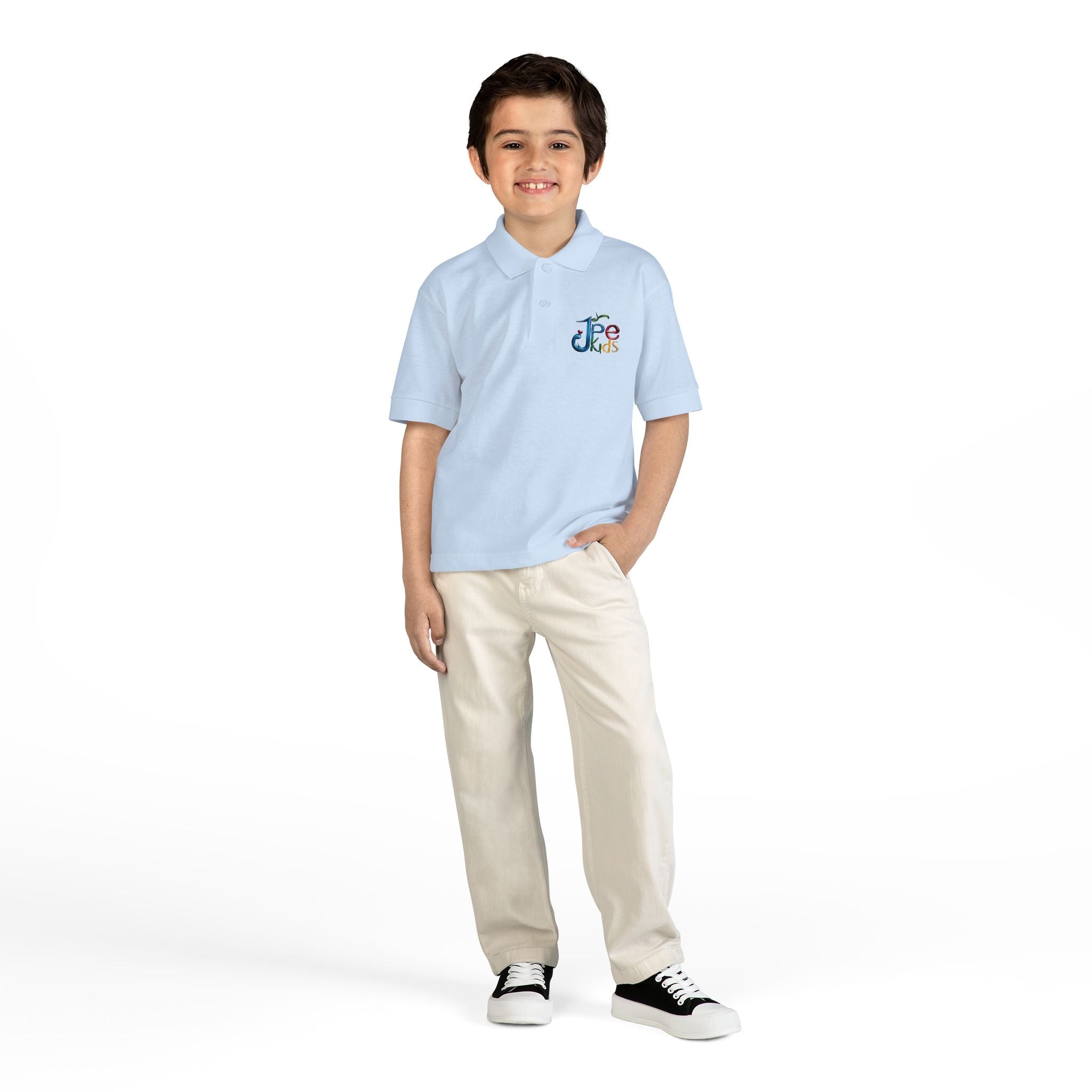 Colorful Kids Polo | Embroidered Hope Logo, JPE Kids