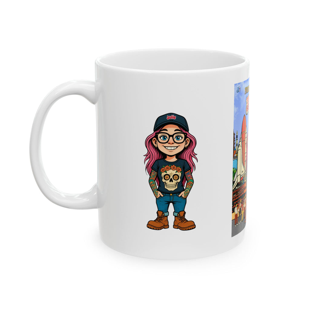 Freedom made America Mug | USA coffee mug, nasa mug, florida mug,