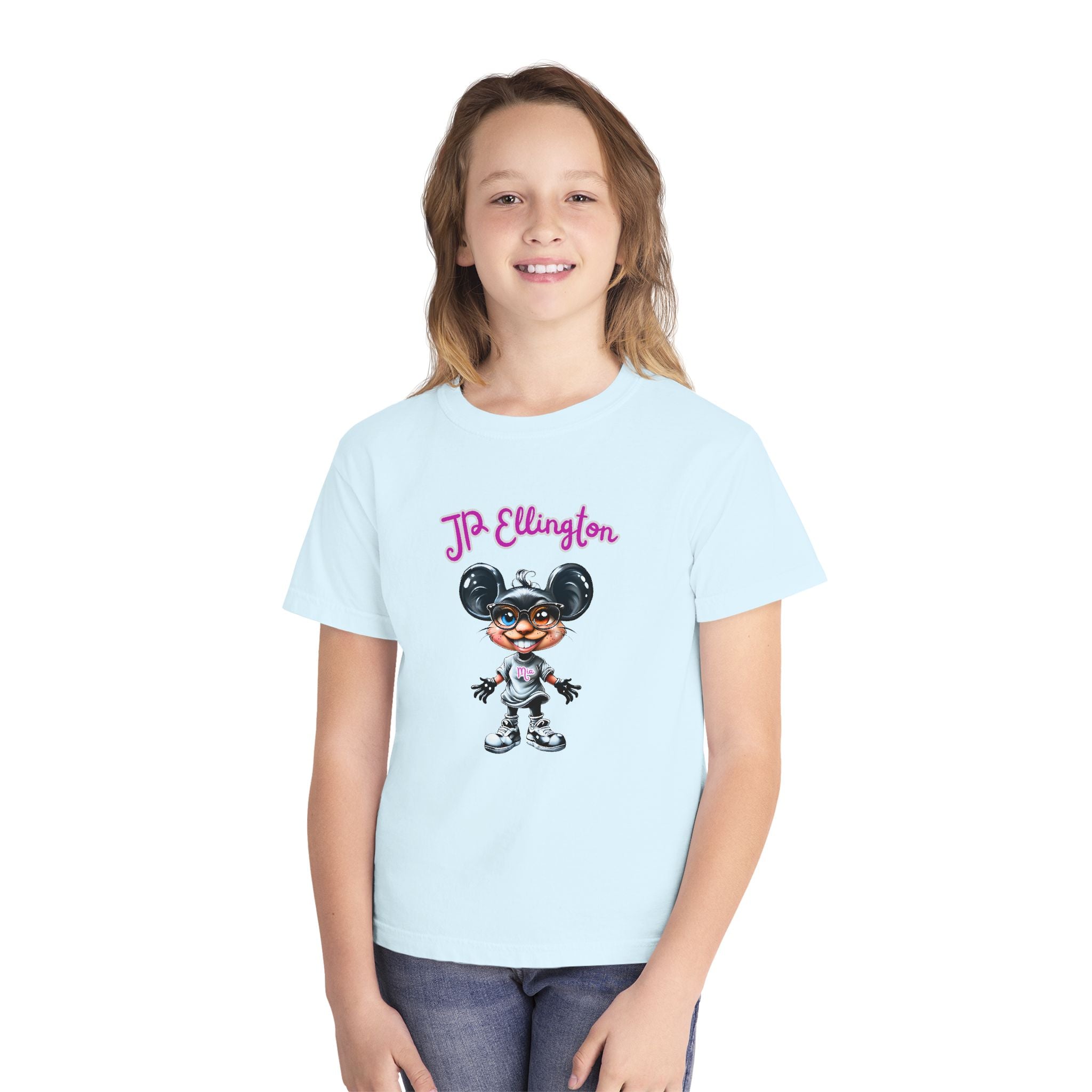 JP Ellington Mouse Character Tee | Cute Cartoon Kid Shirt