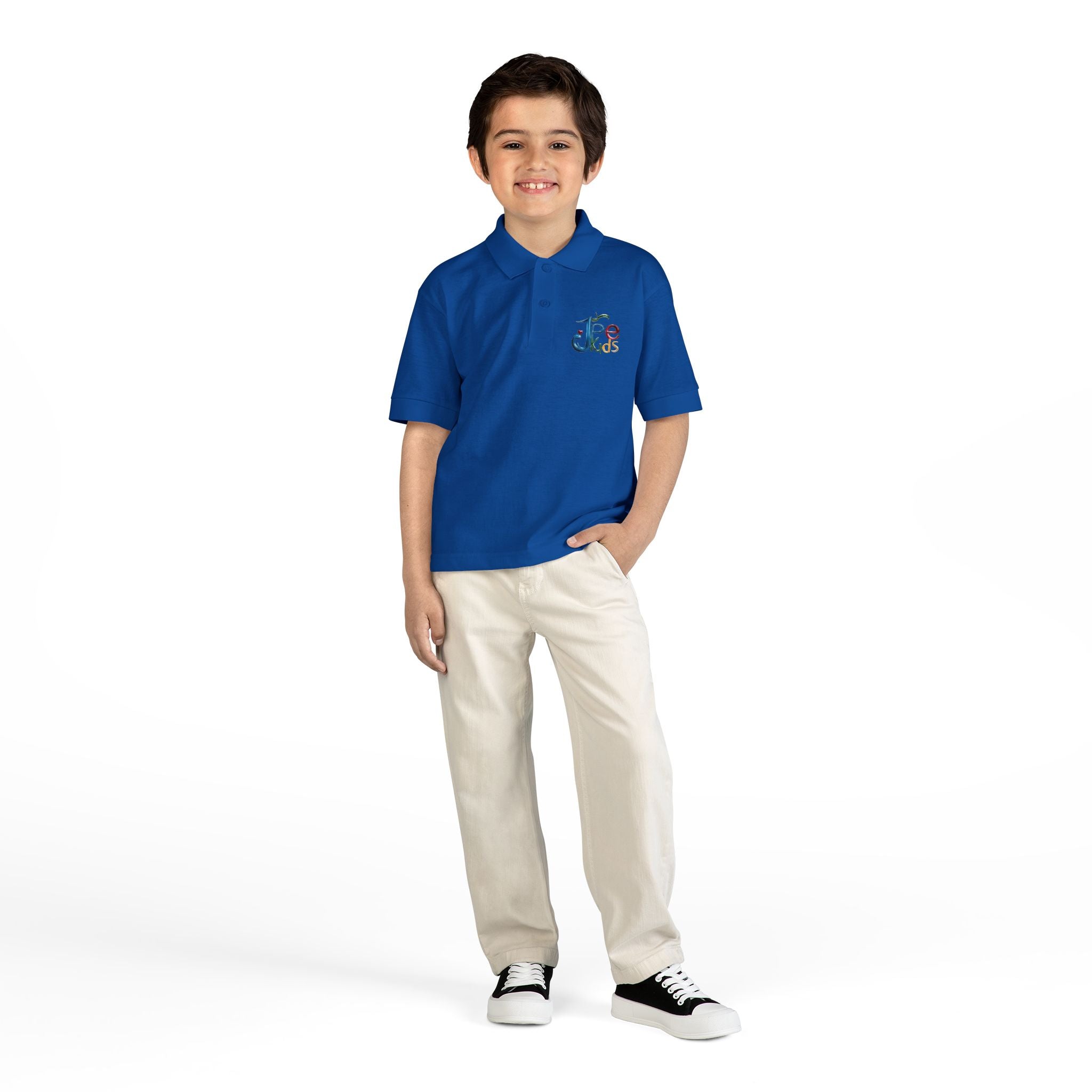 Colorful Kids Polo | Embroidered Hope Logo, JPE Kids