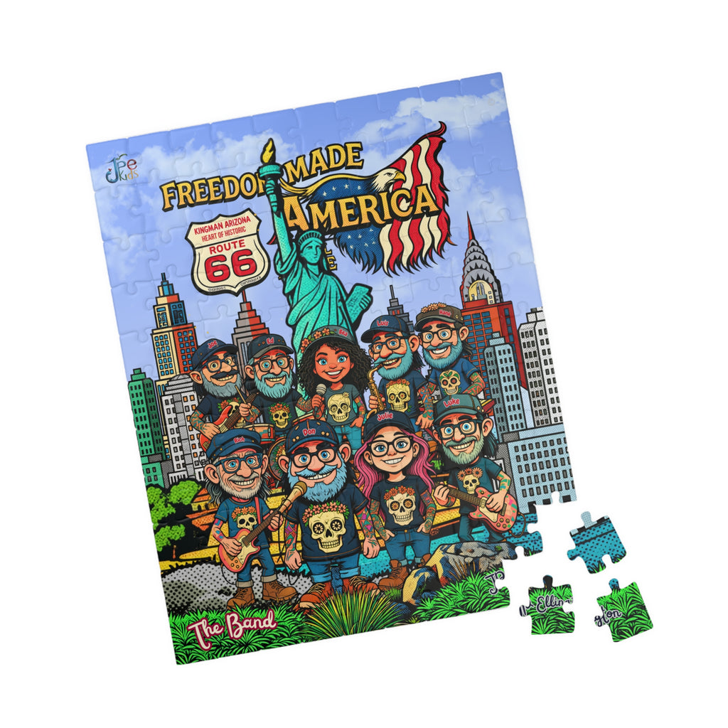 Freedom made America  Puzzle | New York puzzle