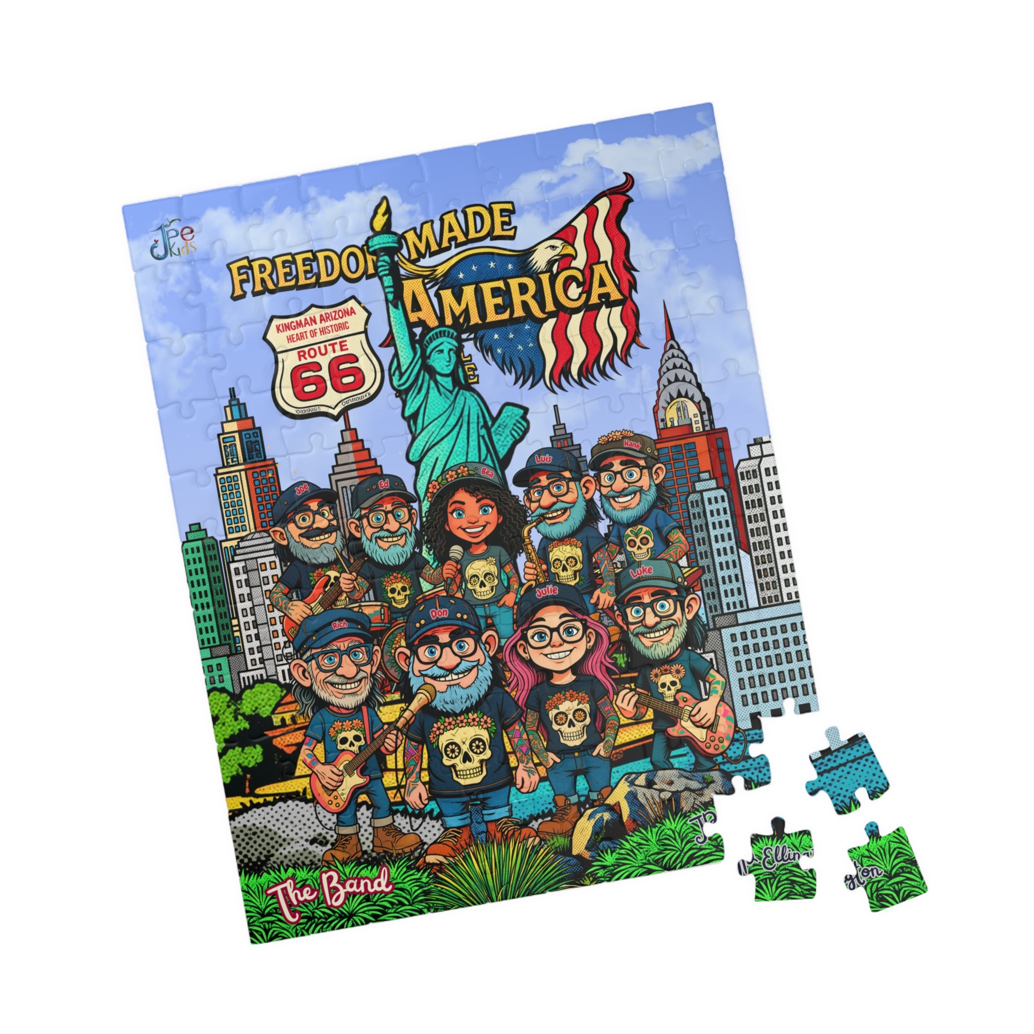 Freedom made America  Puzzle | New York puzzle