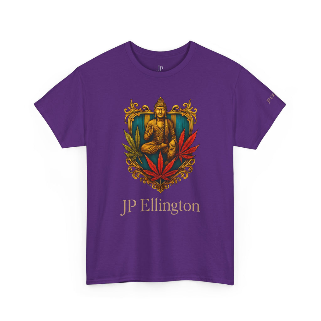 Buddha Crest with Cannabis Leaves T-Shirt | JP Ellington Edition