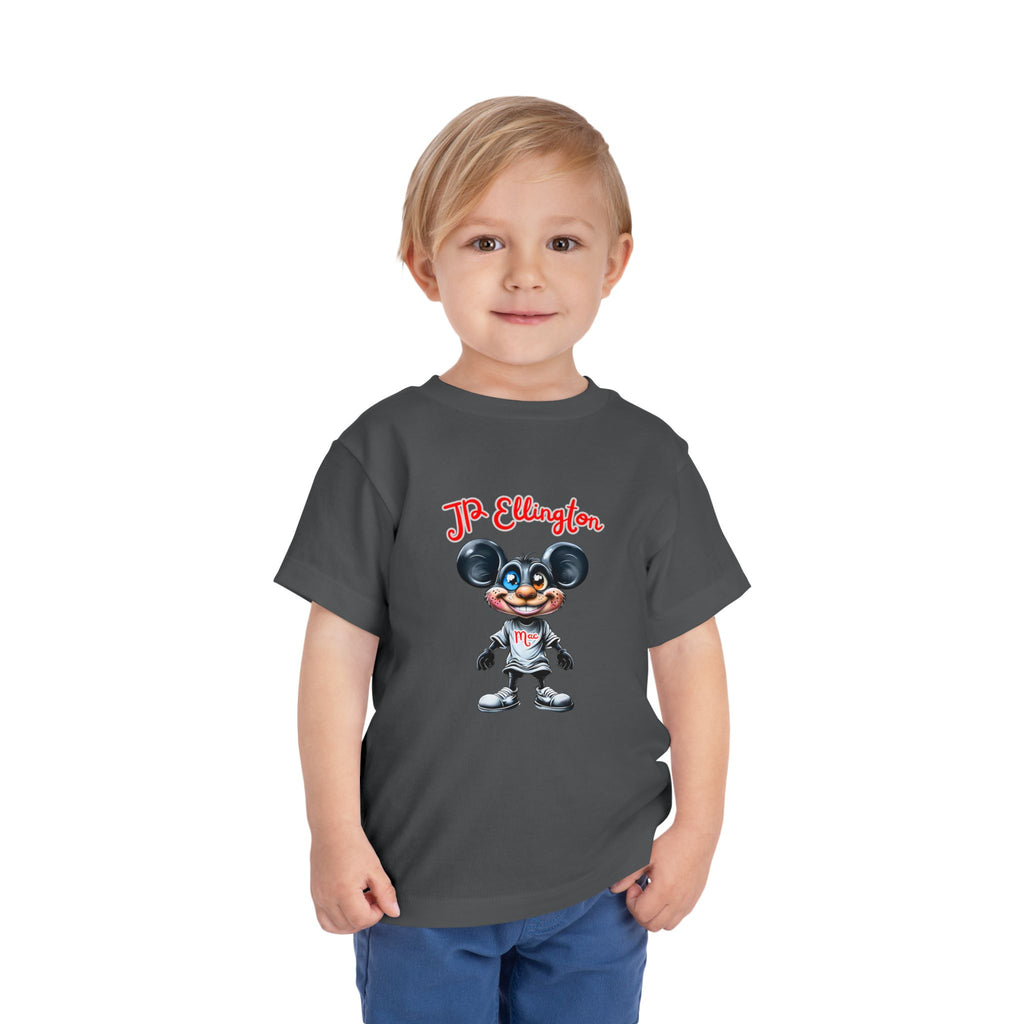 JP Ellington Cartoon Mouse Character T-Shirt | Vintage Style Mouse Illustration