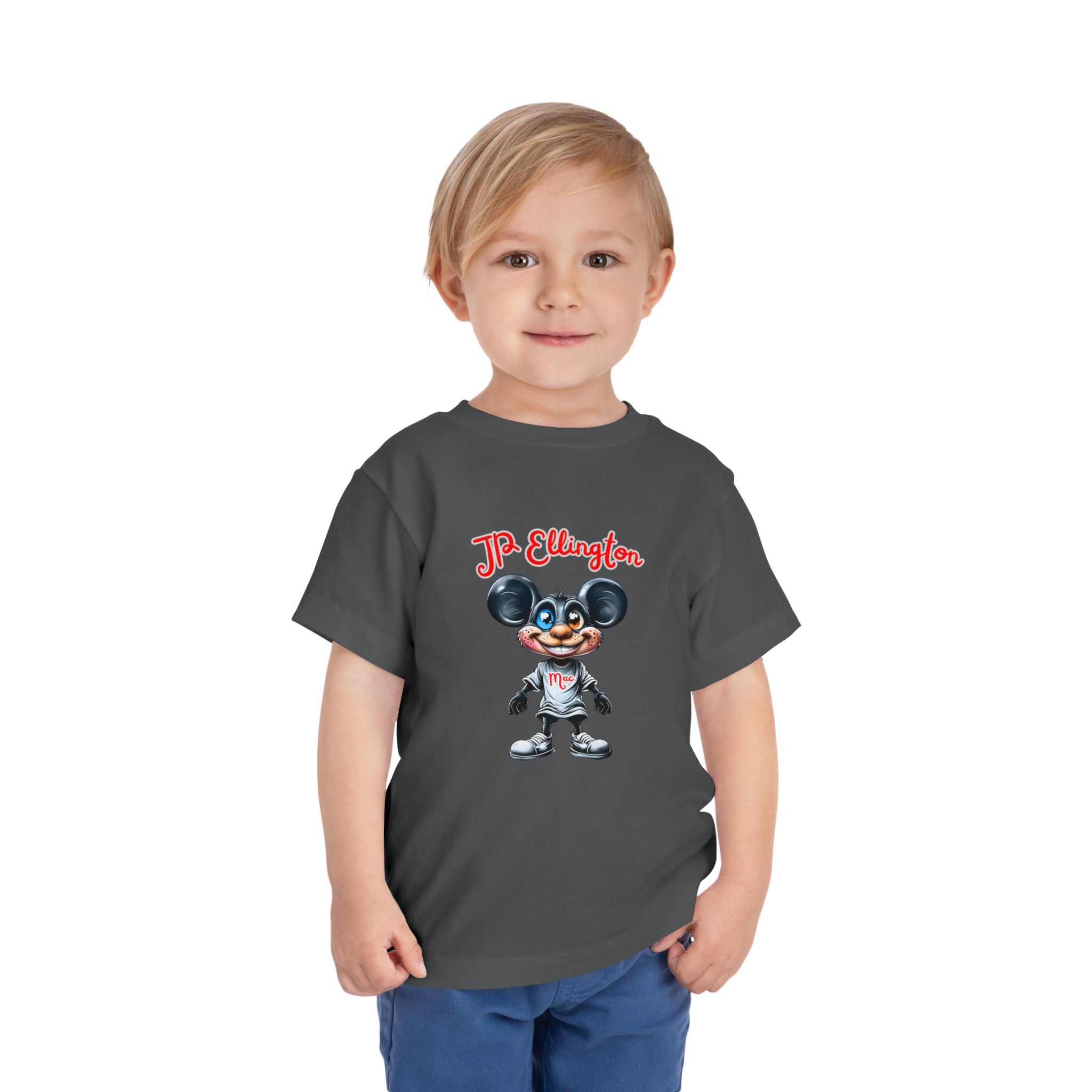 JP Ellington Cartoon Mouse Character T-Shirt | Vintage Style Mouse Illustration
