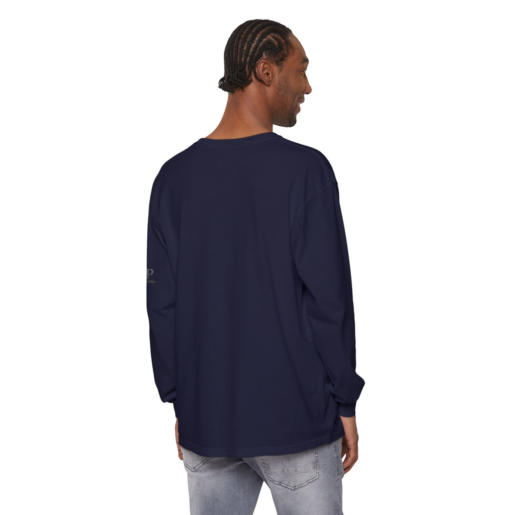 Madness Arch Logo long sleeve tee | White shirt with red retro text
