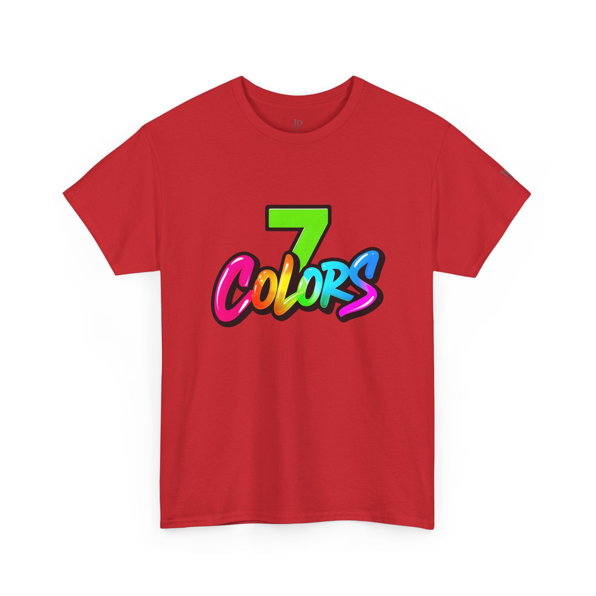 Seven Colors Graphic Tee | Rainbow Script Logo T-Shirt, JP Ellington Edition
