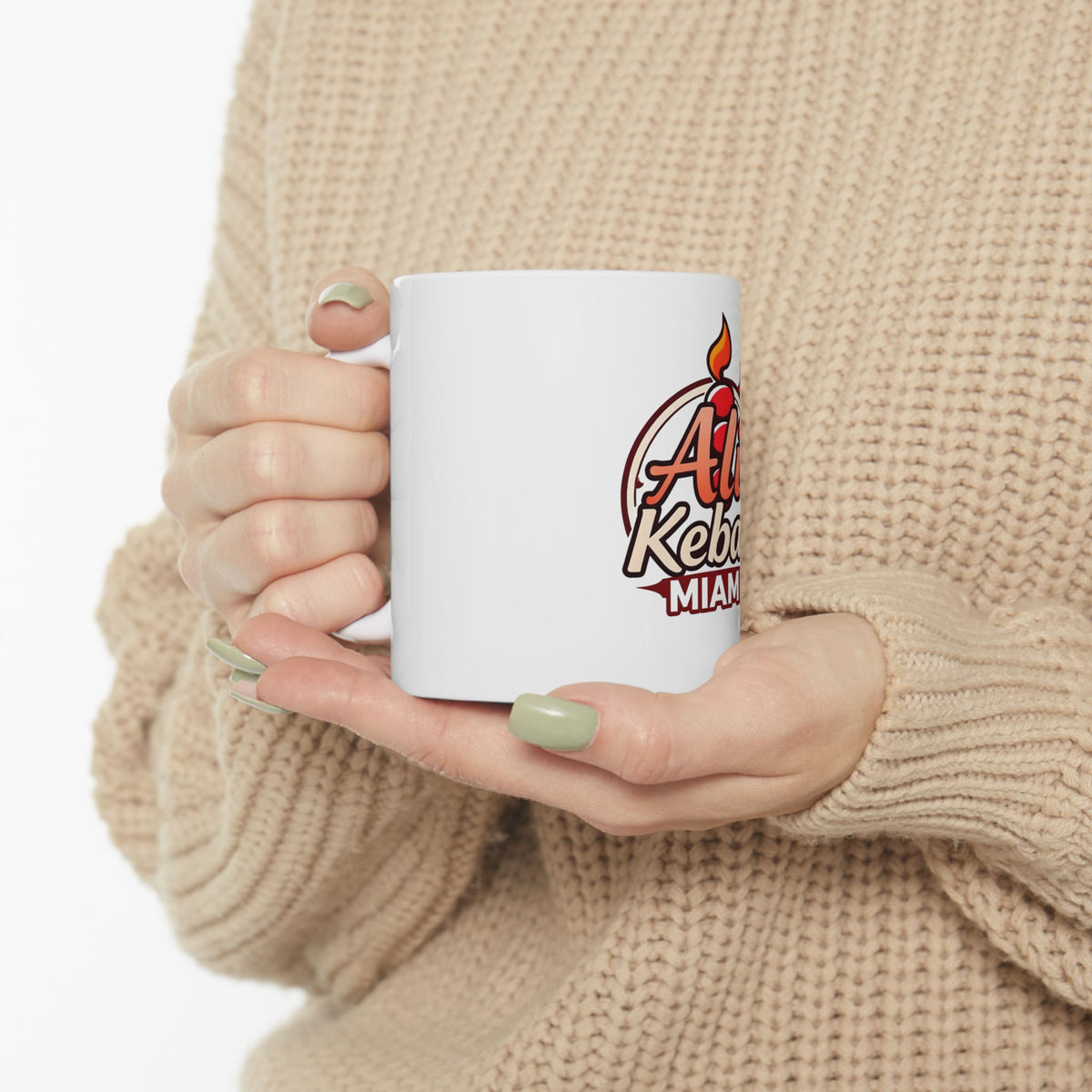 Ali Kebab Miami Ceramic Mug — 11oz Branded Coffee Cup