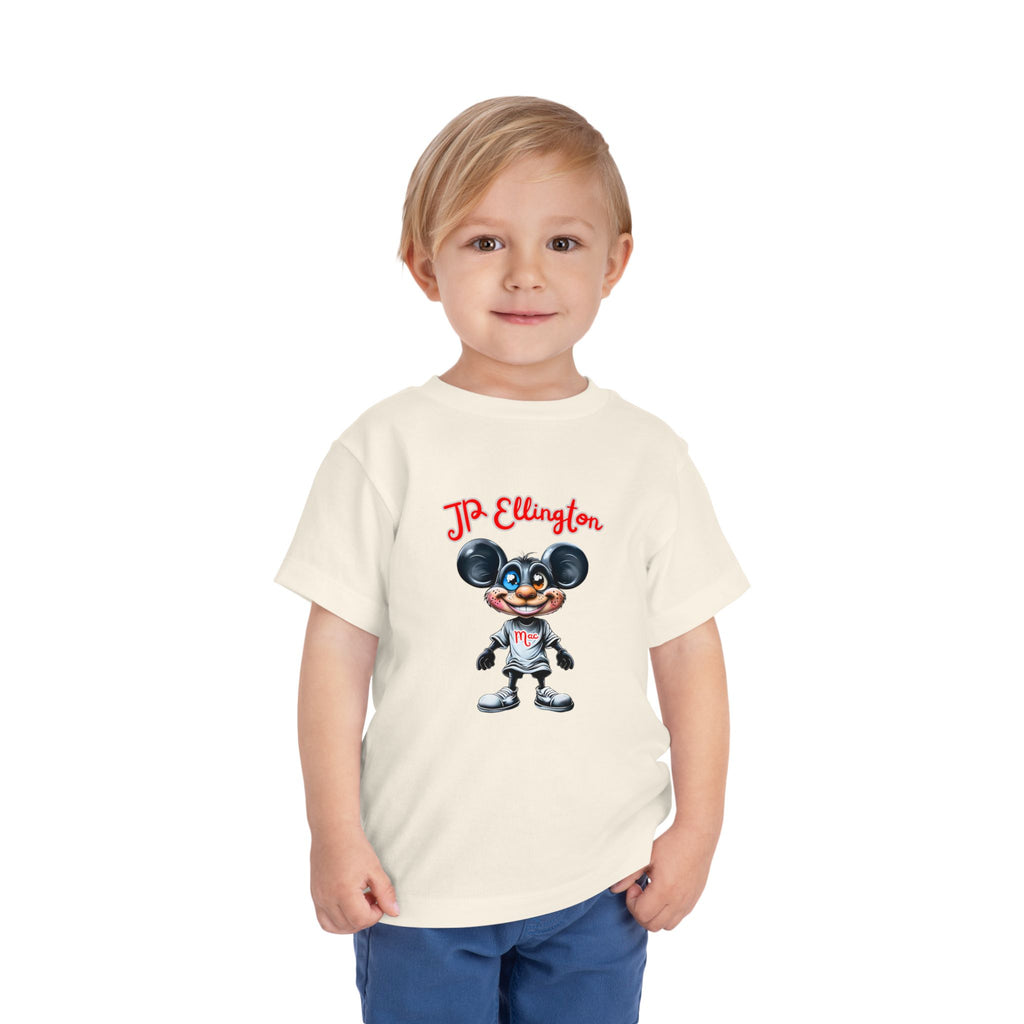 JP Ellington Cartoon Mouse Character T-Shirt | Vintage Style Mouse Illustration
