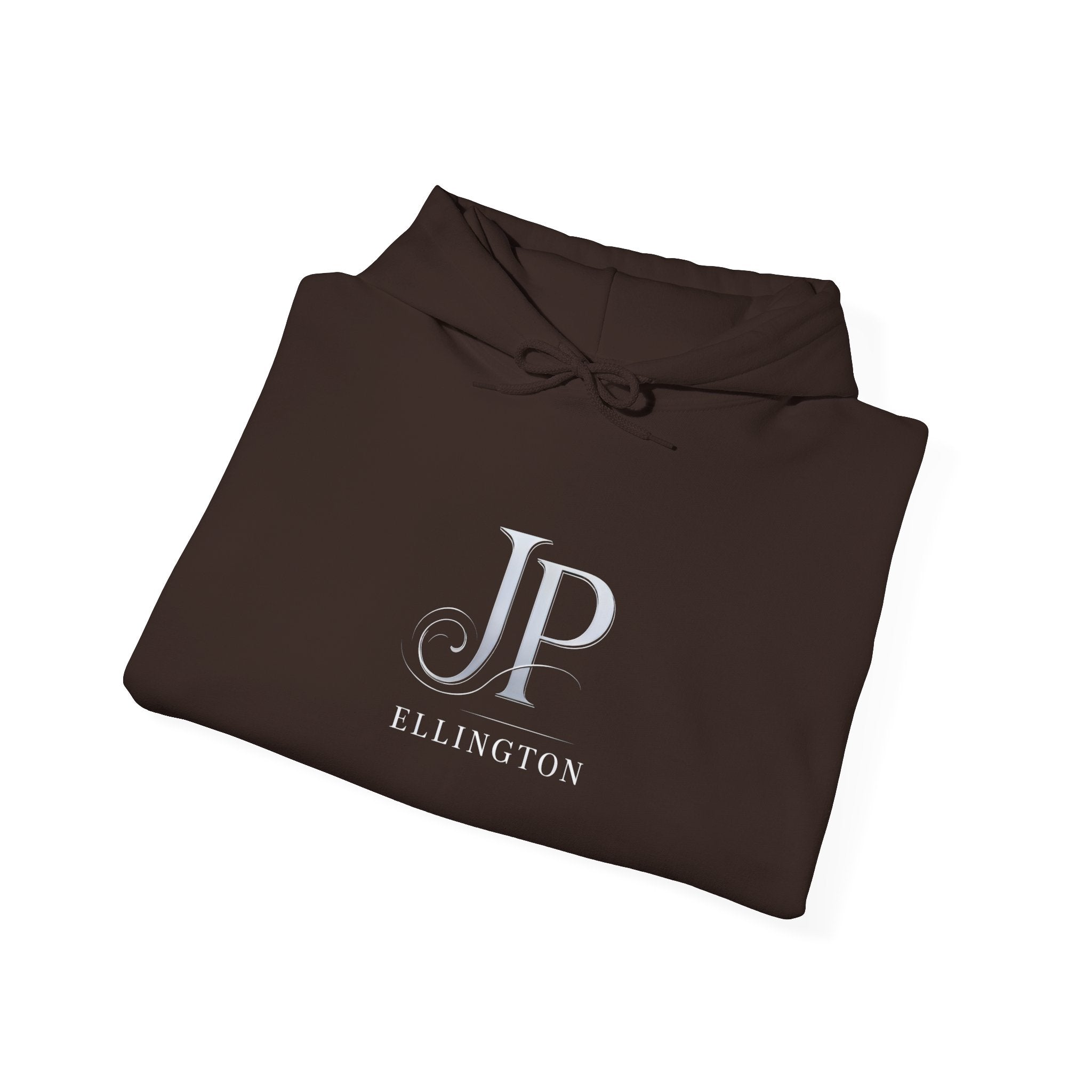 JP Ellington Hoodie | Elegant Initials Logo Sweatshirt