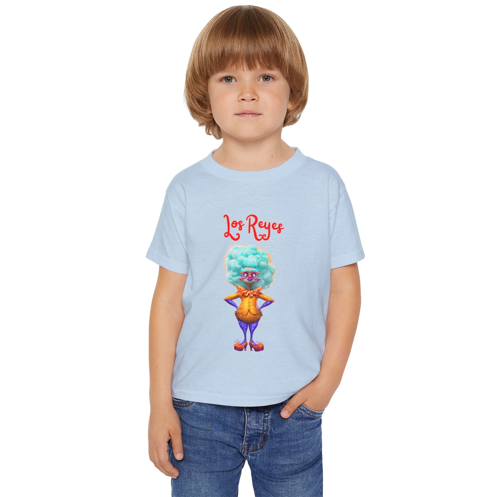 Los Reyes T-shirt | JPE Kids colorful illustration