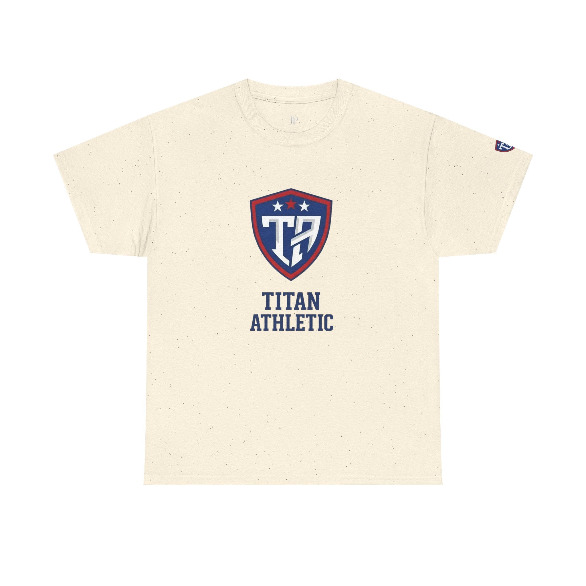 Titan Athleti Shield Tee | Sports Logo T-Shirt, School Team Apparel, JP Ellington
