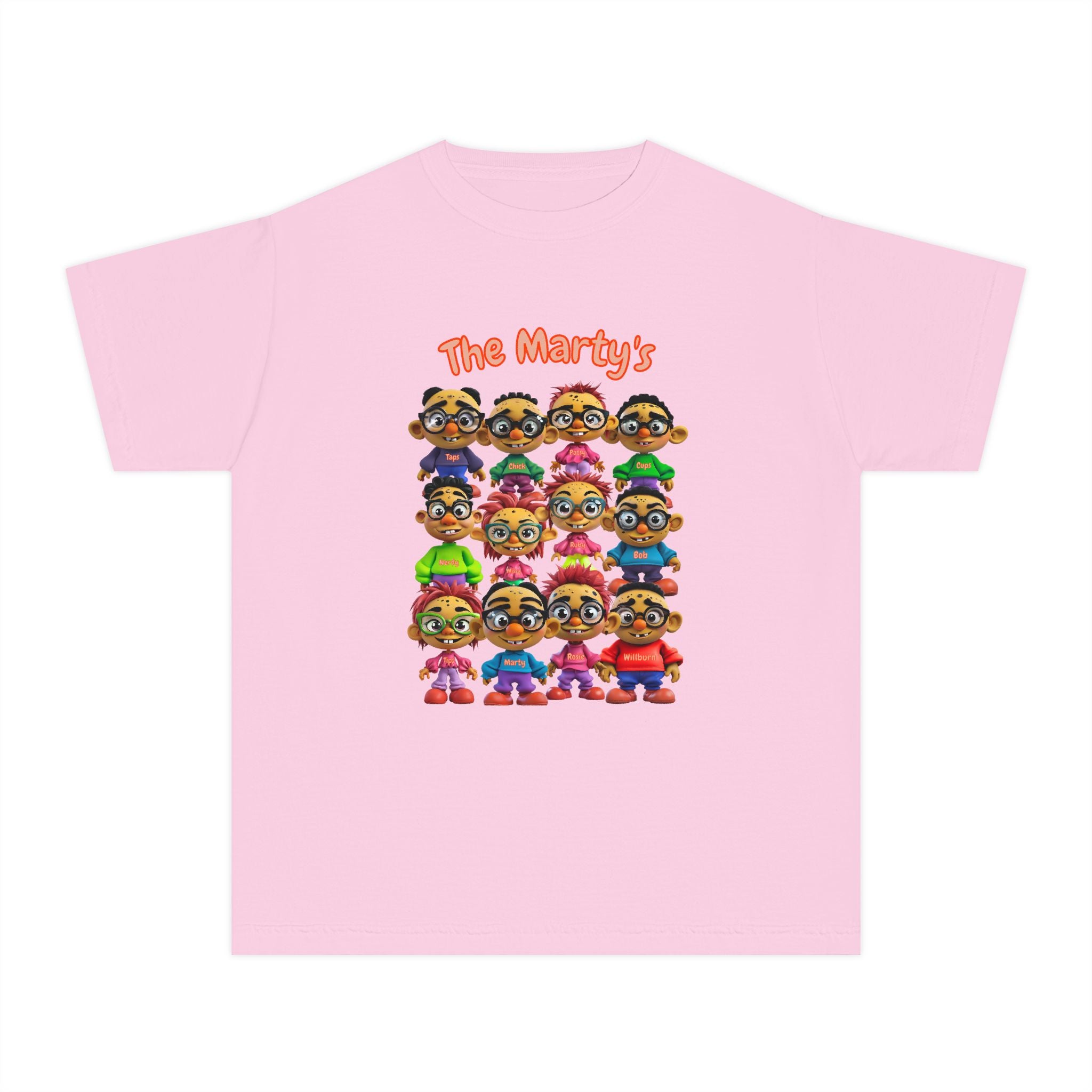 Martys Cartoon T-Shirt | JPE Kinder Grafik Charakter T-Shirt