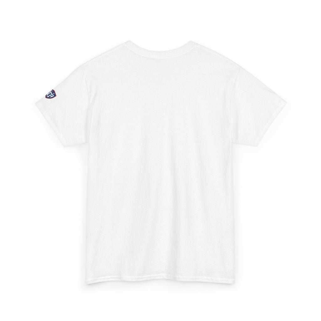 Tough Attack Tee | Sports Slogan, Retro College Lettering, Titan Athletic, JP Ellington