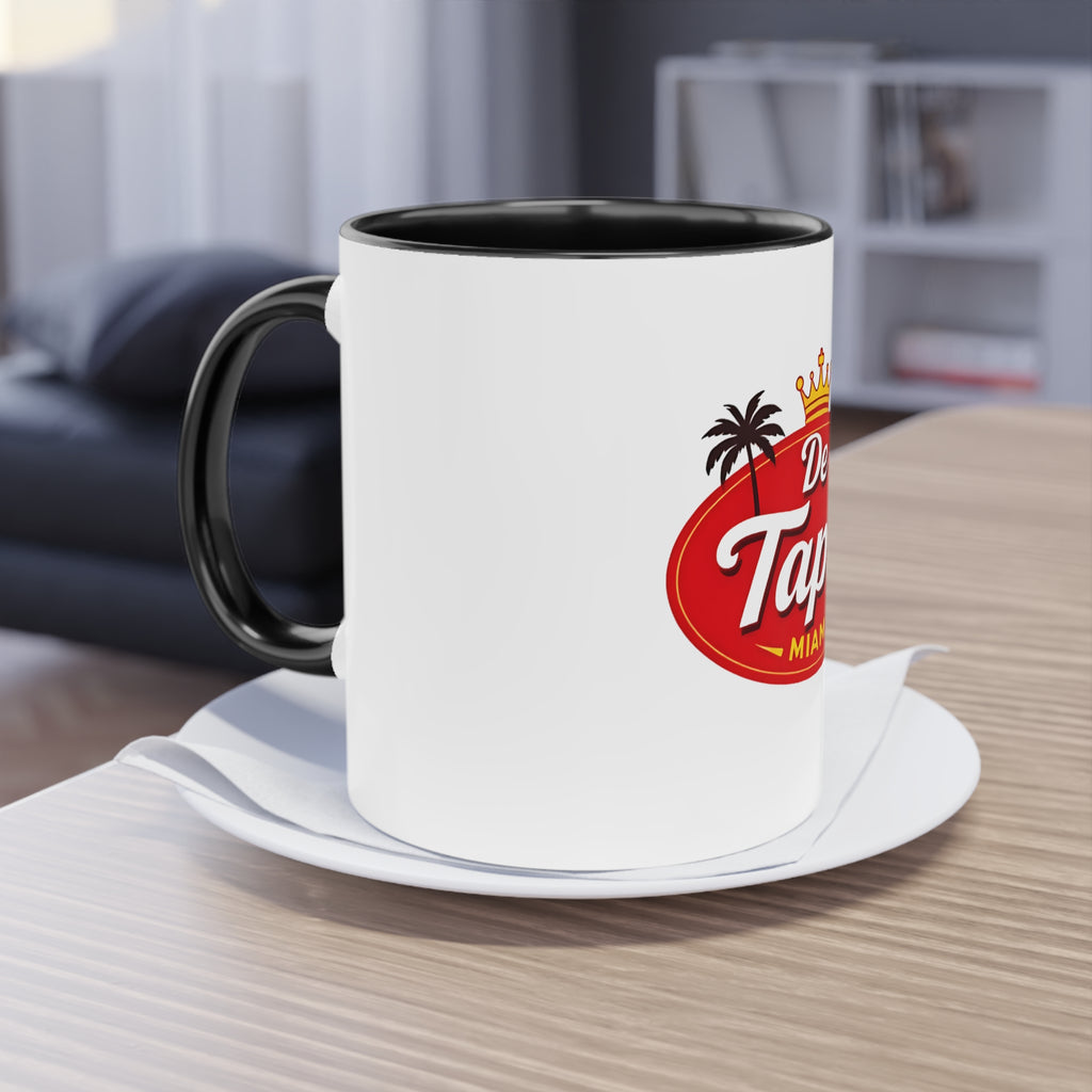 De Tapas Miami Coffee Mug — Two-Tone 11oz Ceramic Mug