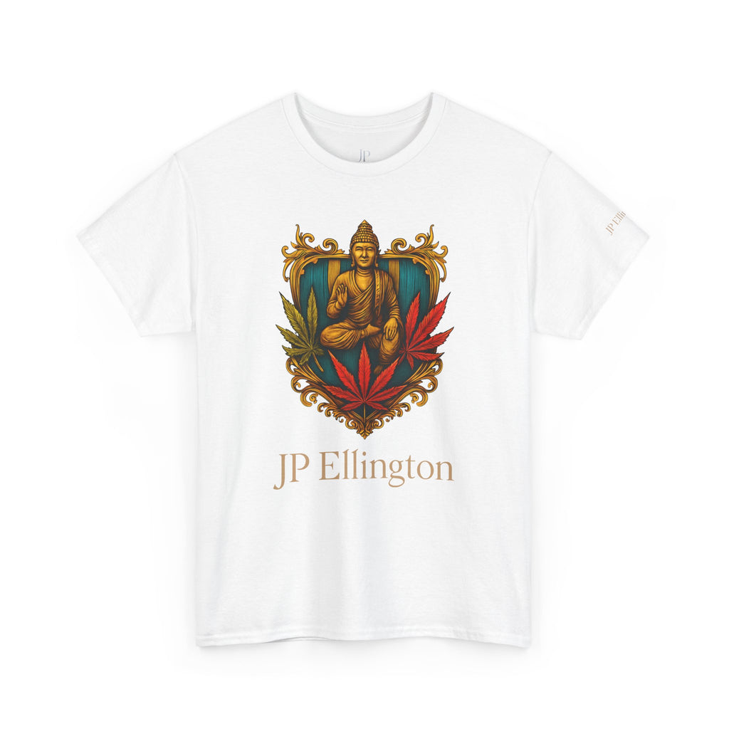 Buddha Crest with Cannabis Leaves T-Shirt | JP Ellington Edition