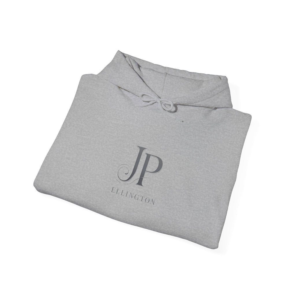 JP Monogram Minimalist Hoodie | Initials Logo Sweatshirt