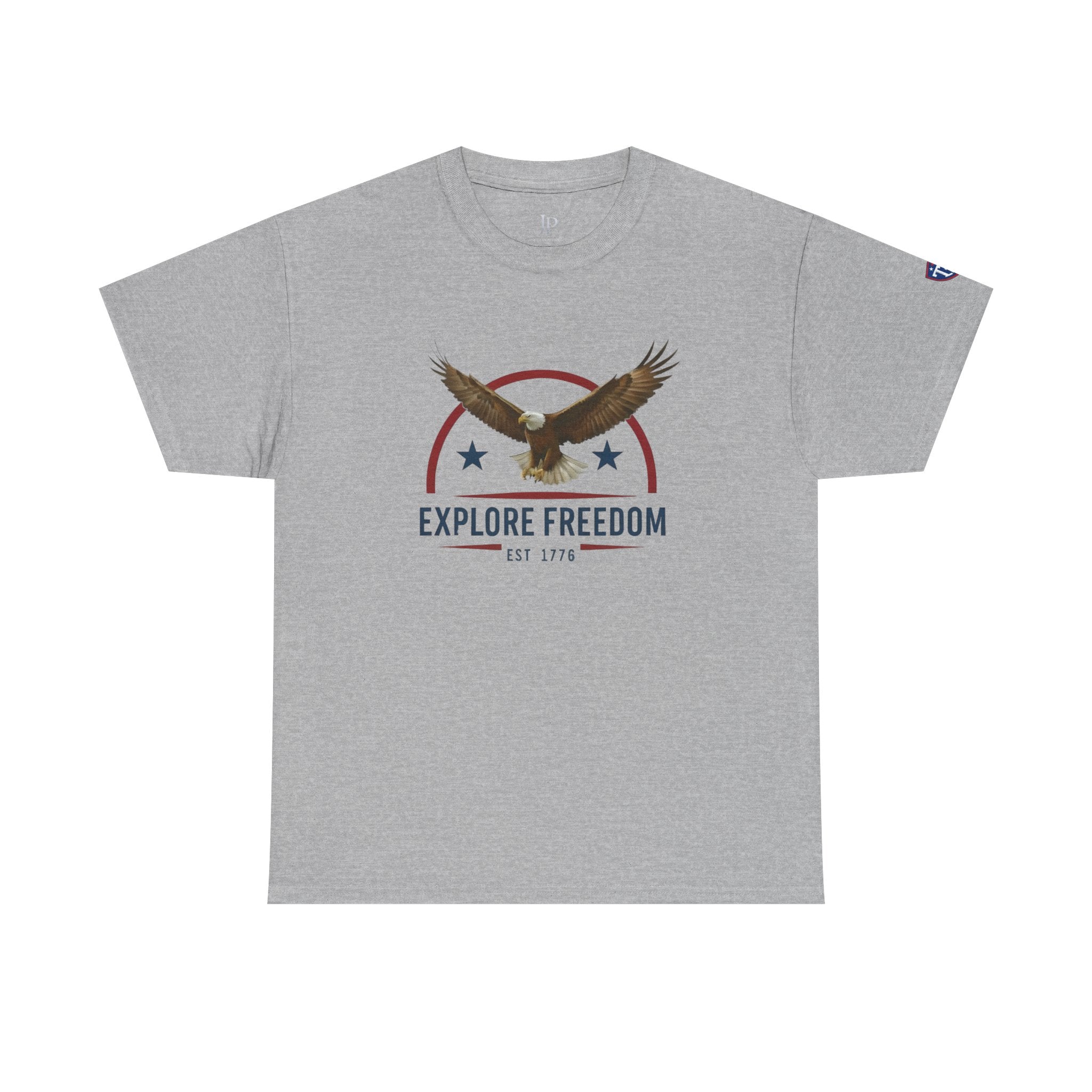 Explore Freedom Adler T-Shirt | Patriotisches US-Flagge Sterne T-Shirt, Titan Athletic, JP Ellington