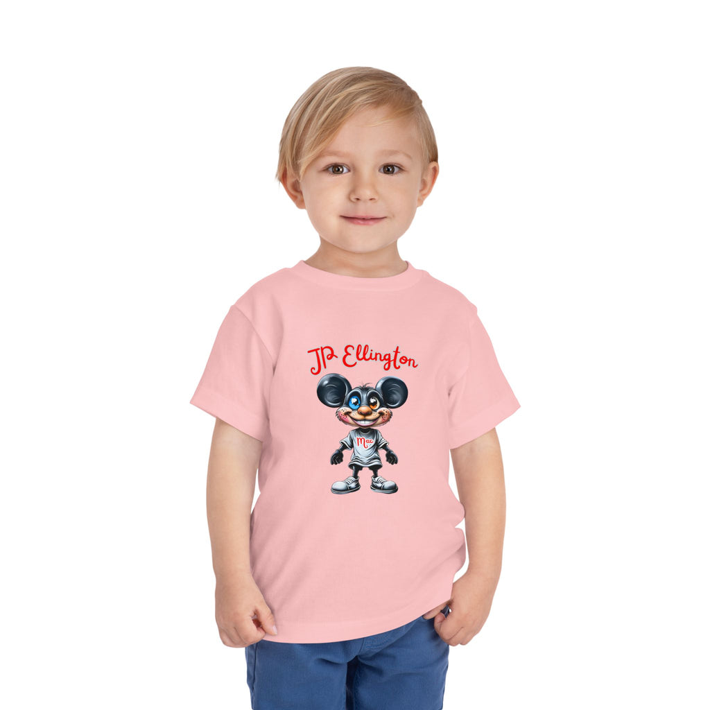 JP Ellington Cartoon Mouse Character T-Shirt | Vintage Style Mouse Illustration