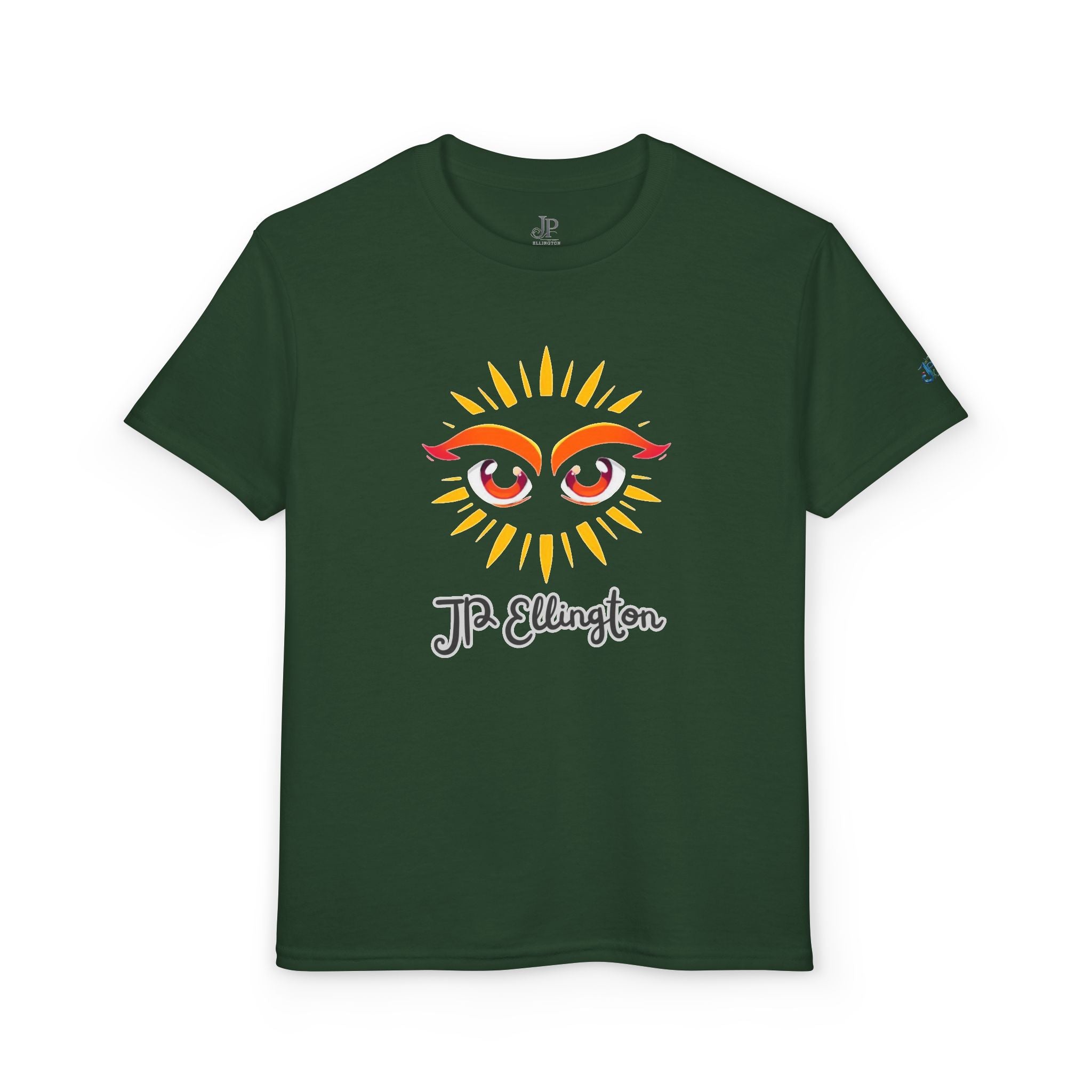 Sun Eyes Grafik-T-Shirt | Helle Sonnen-Gesicht, JR Ellington Kinder Edition