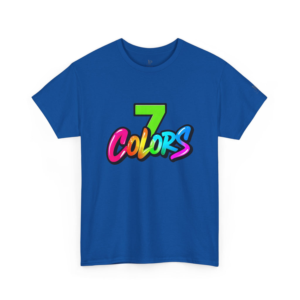 Seven Colors Graphic Tee | Rainbow Script Logo T-Shirt, JP Ellington Edition