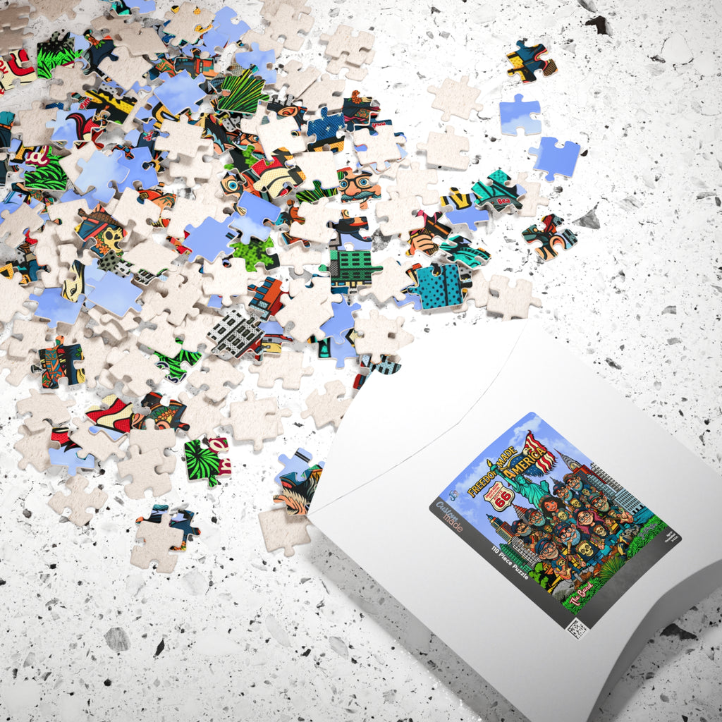 Freedom made America  Puzzle | New York puzzle