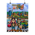 Freedom Made America poster Matte Vertical Poster | Route 66, Nascar Poster