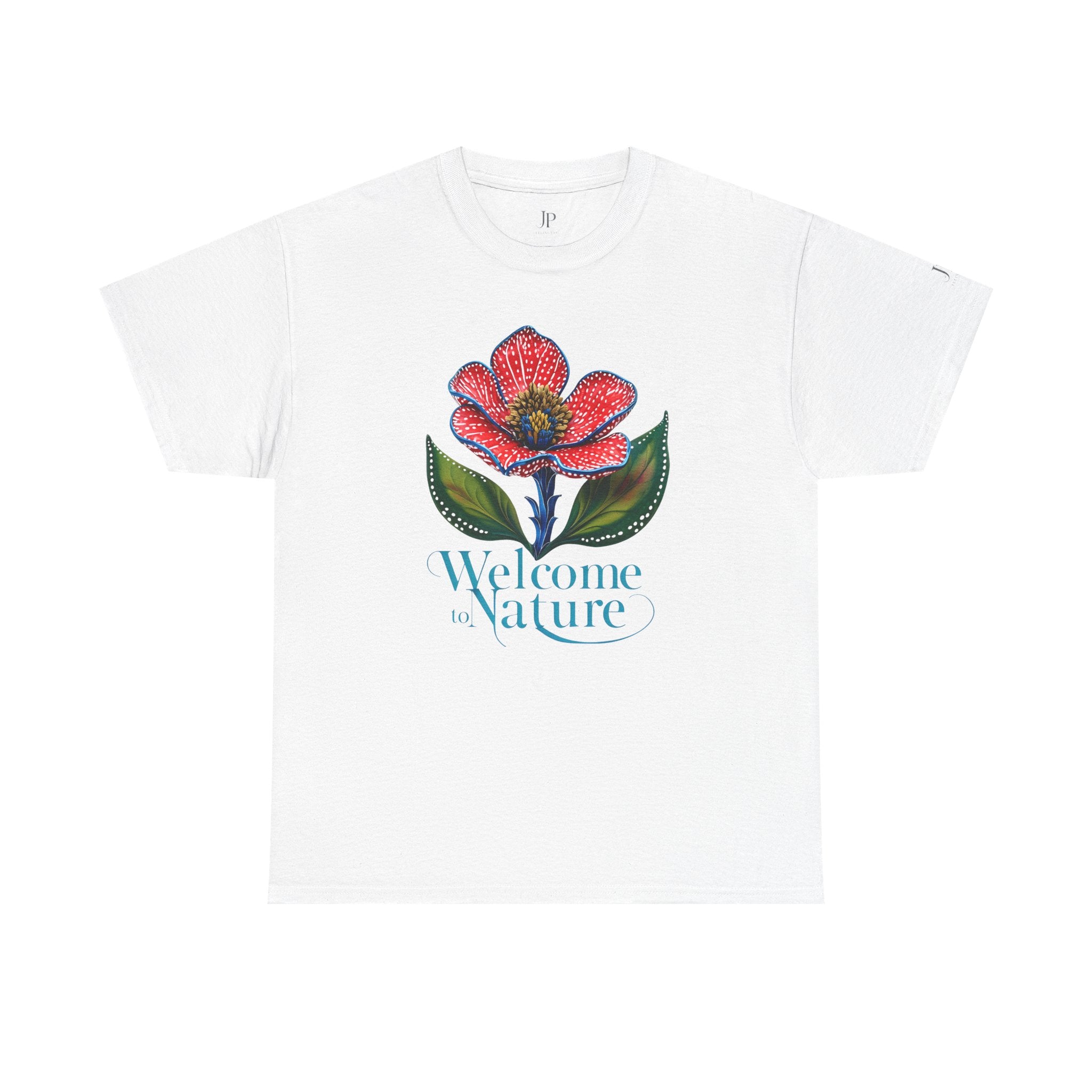 Willkommen zu Nature Floral Graphic Tee | Illustration Rote Blume, JP Ellington Edition