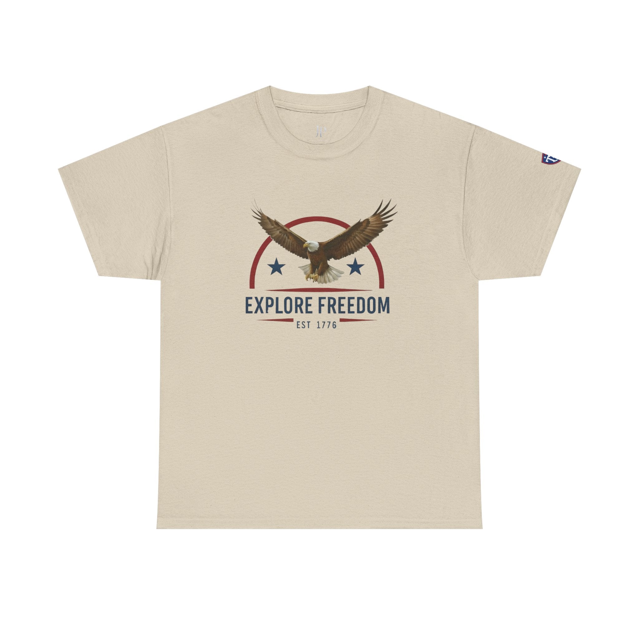 Explore Freedom Adler T-Shirt | Patriotisches Amerikanische Flagge Sterne T-Shirt, Titan Athletic, JP Ellington