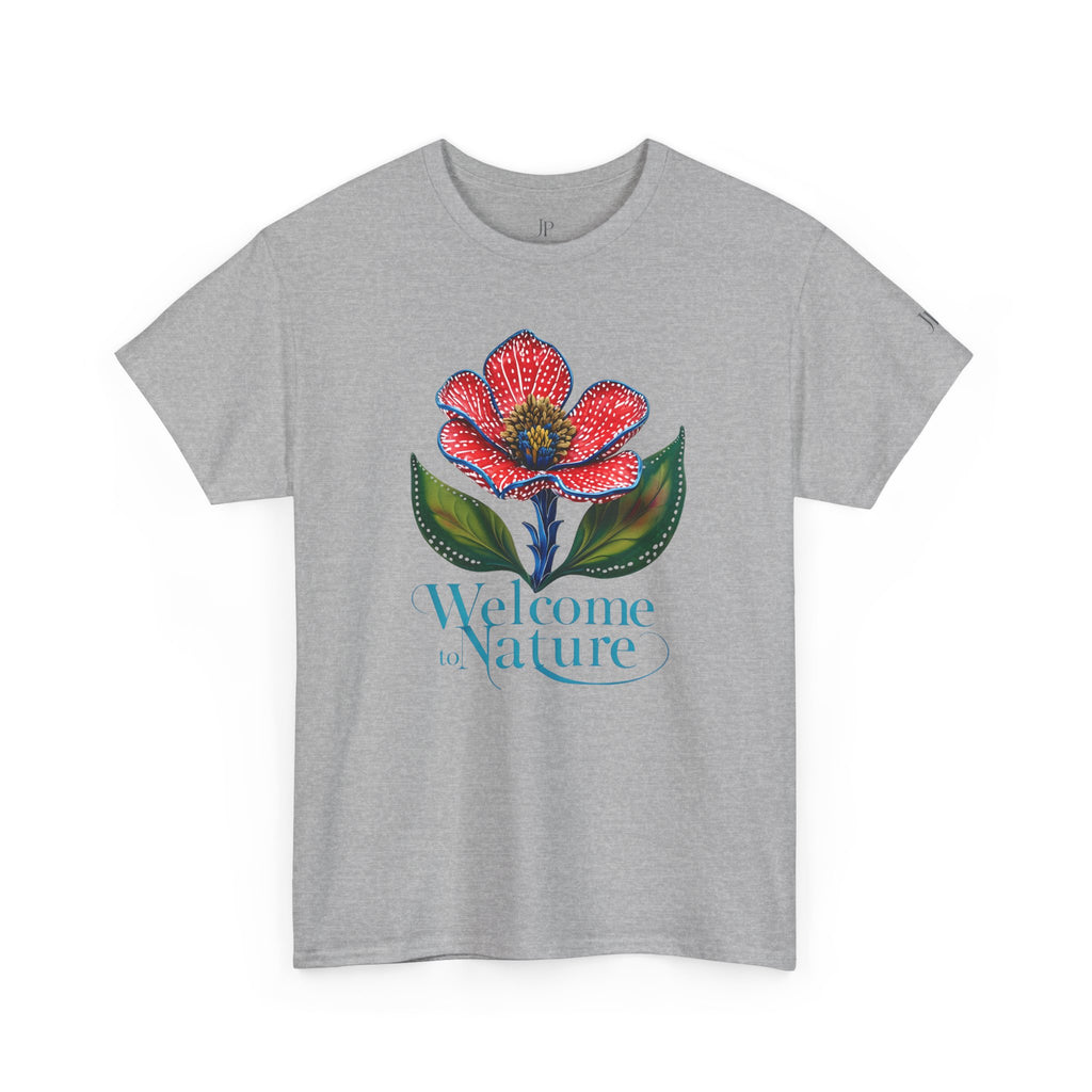 Welcome to Nature Floral Graphic Tee | Red Flower Illustration, JP Ellington Edition