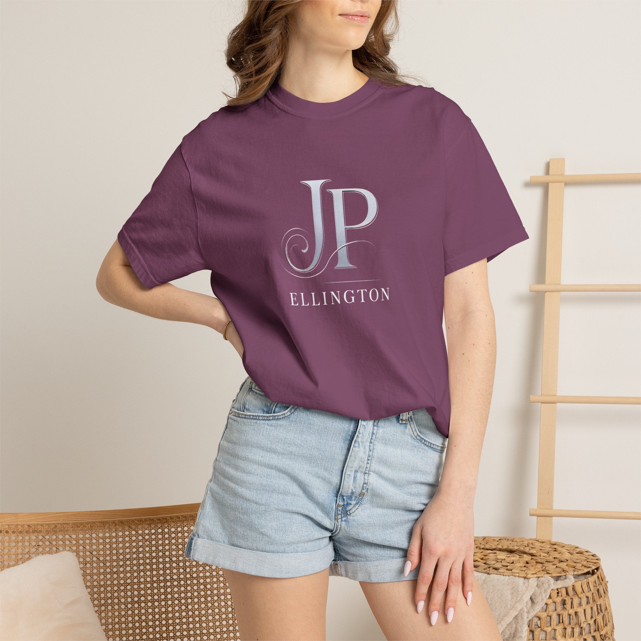 JP Ellington T-shirt | Initials Minimalist Lettering