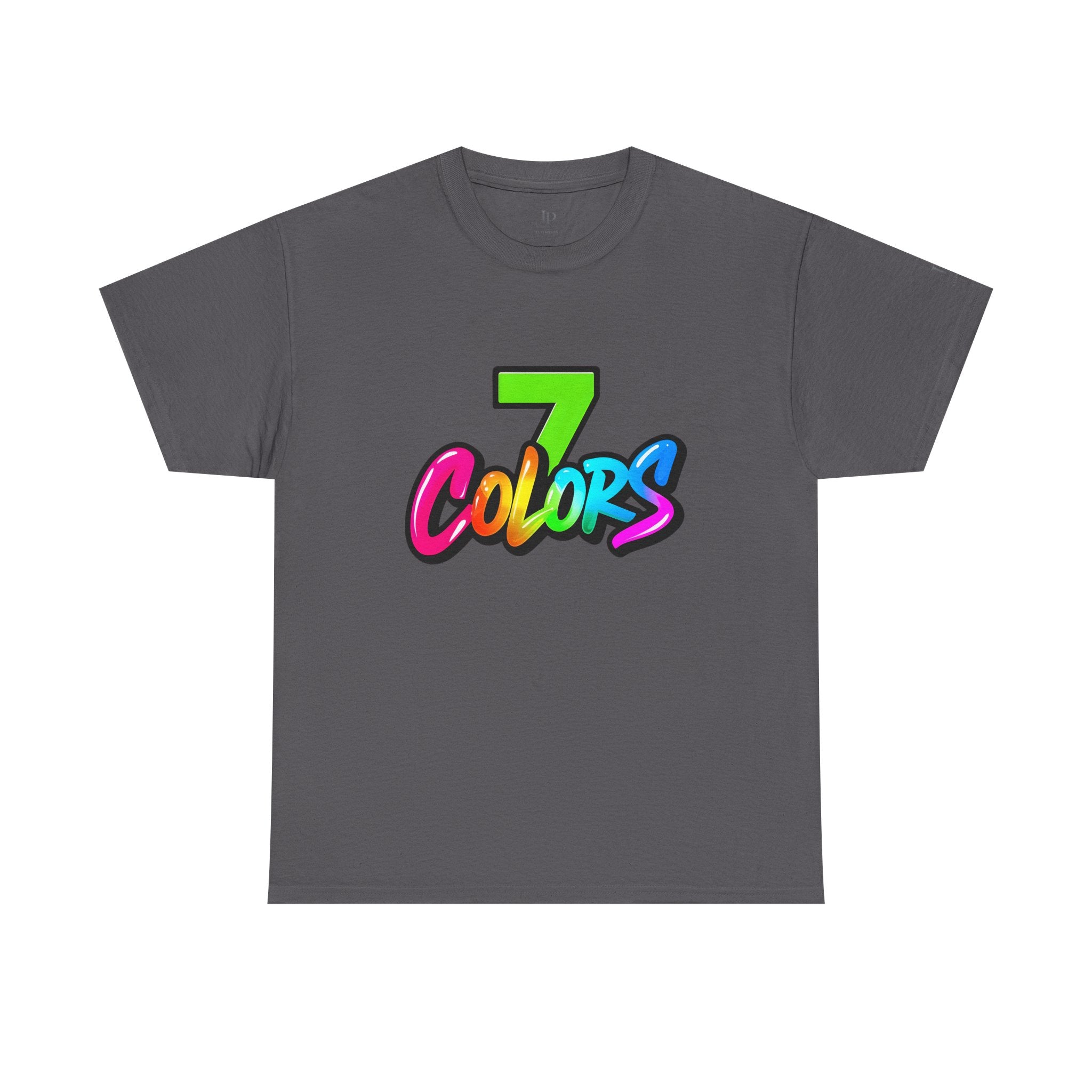 Seven Colors Graphic Tee | Rainbow Script Logo T-Shirt, JP Ellington Edition