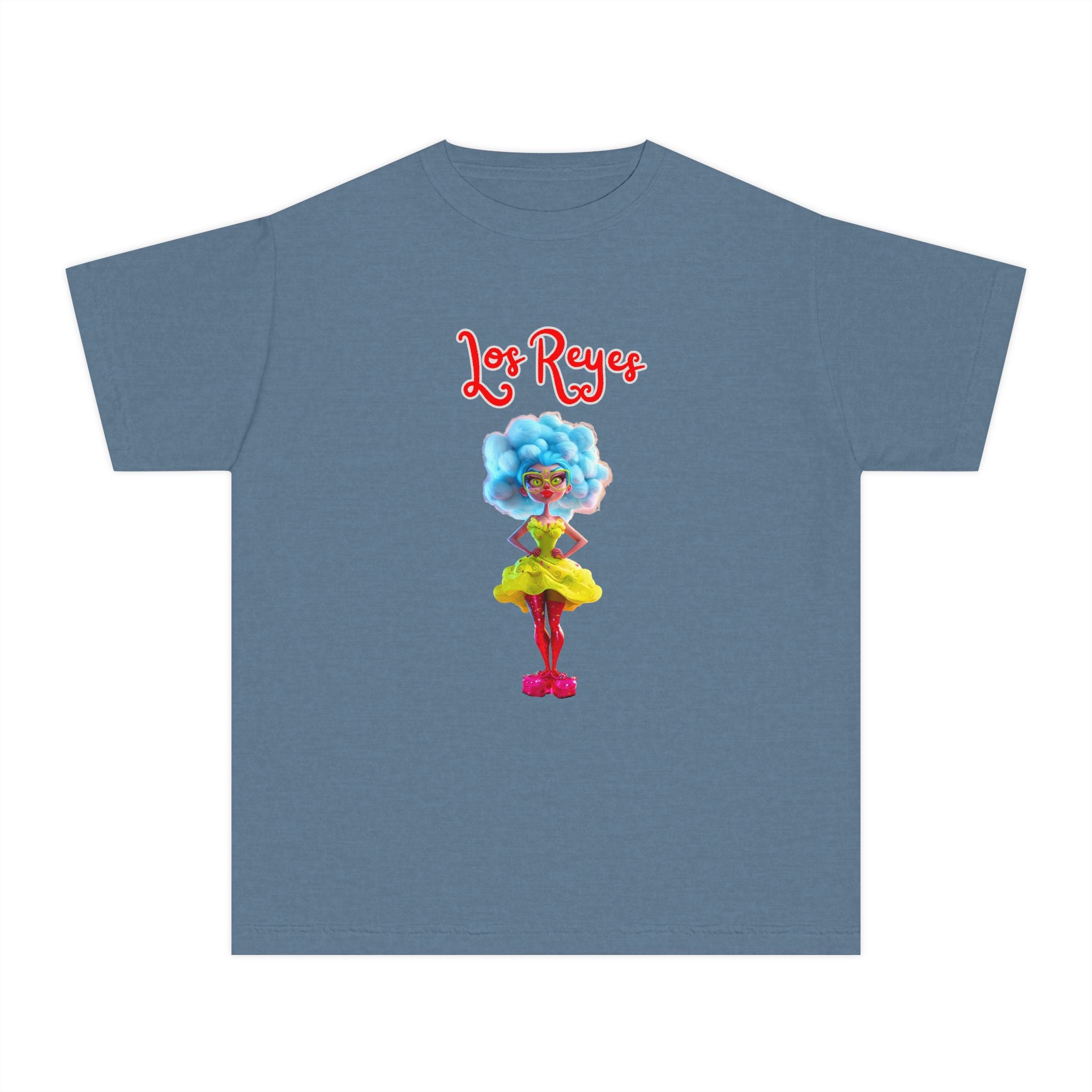 Los Reyes buntes Kinder T-Shirt | Kinder Baumwollshirt von JPE