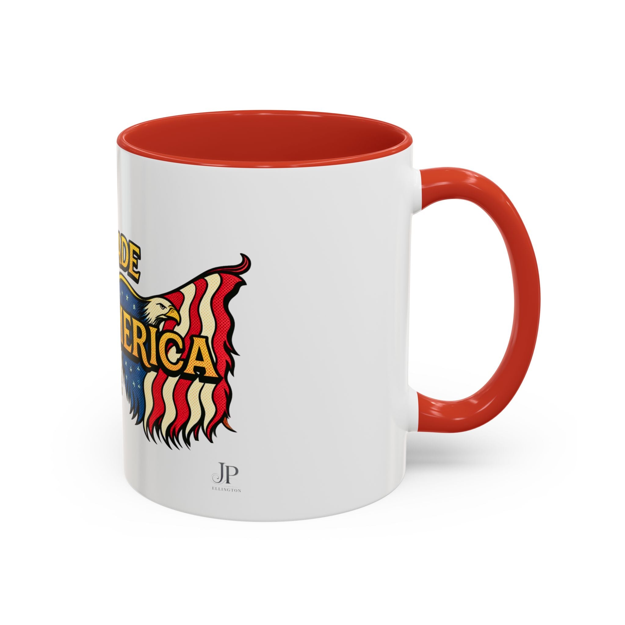 Freedom Made America Eagle Mug | Route 66 Americana Coffee Cup